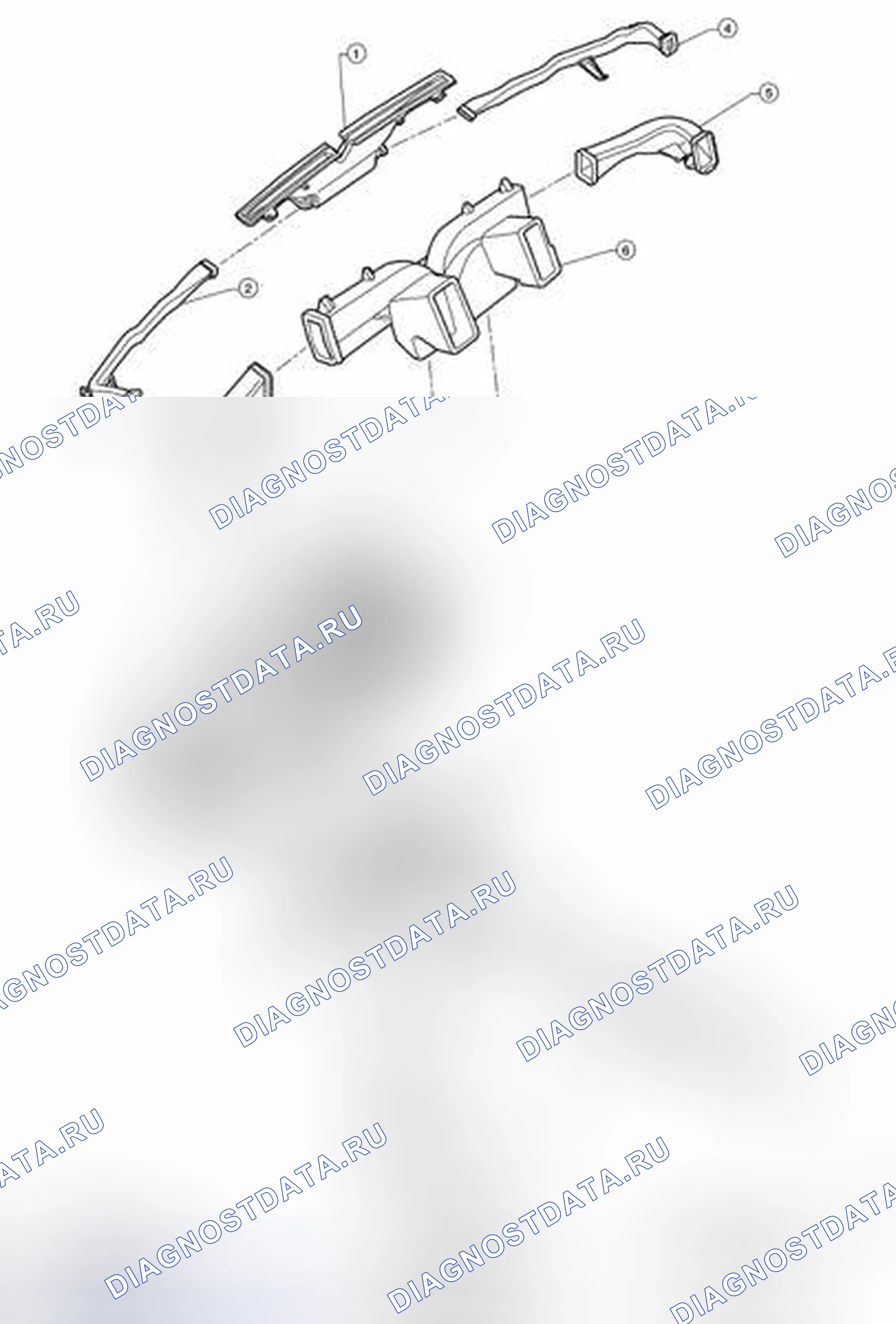 Рис. 10: Идентификация компонентов холодильной системы. Nissan Frontier D40