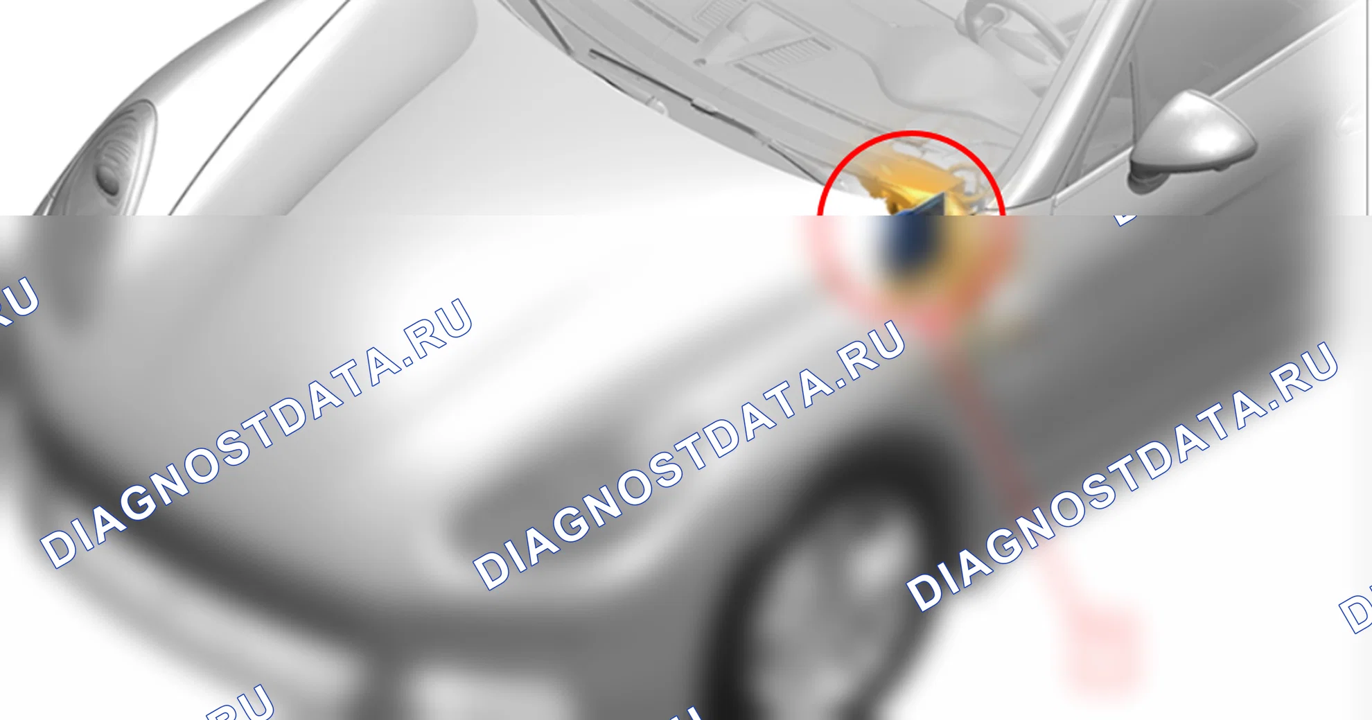Монтажное положение блока управления электроники КПП — Panamera 2010-2016 м. г.. Porsche Panamera 970