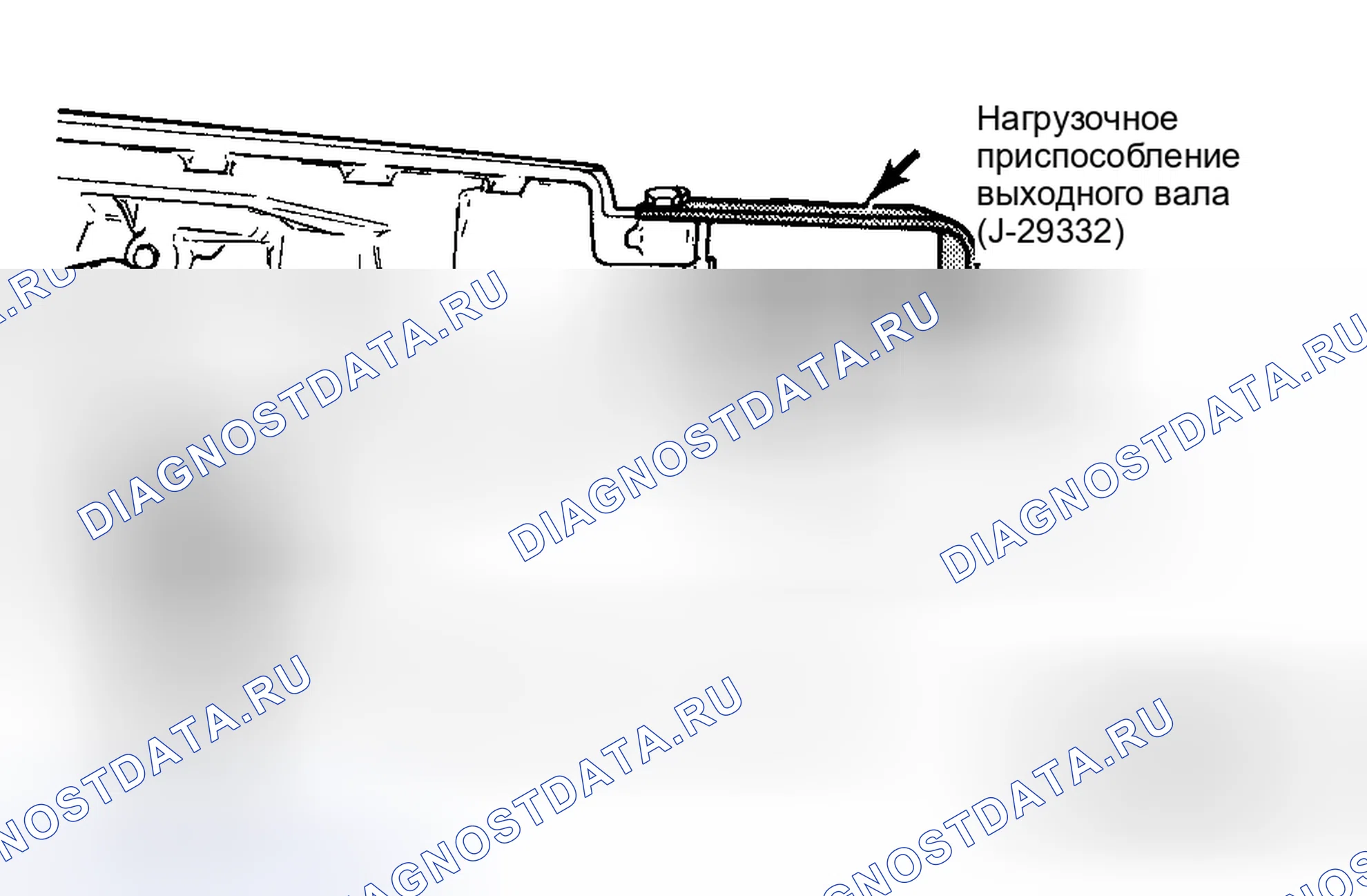 Рис. 132: Концевой люфт при перегрузке. Buick LeSabre VI