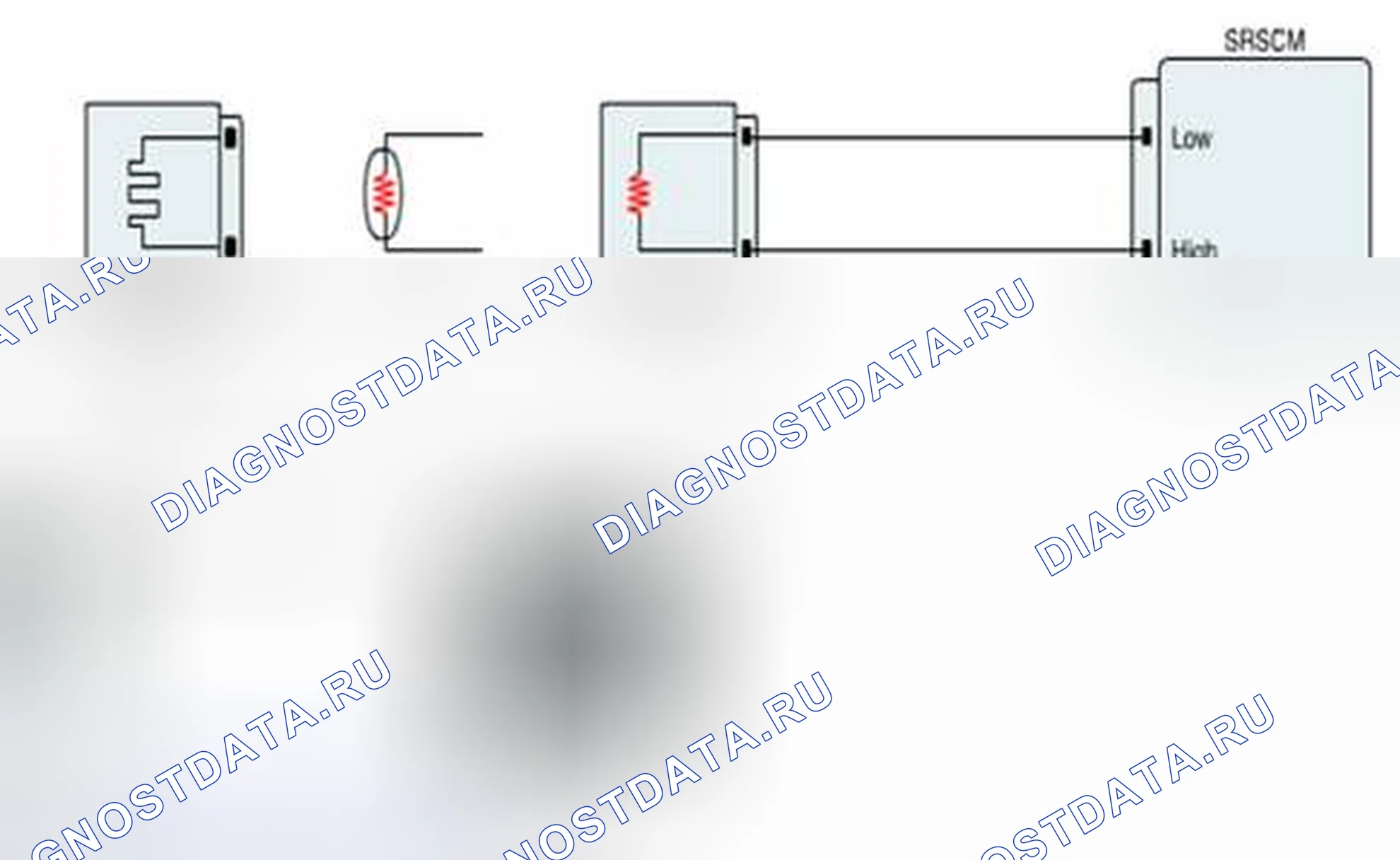 Рис. 353: Проверка цепи пиропатрон. Geely SC7 I