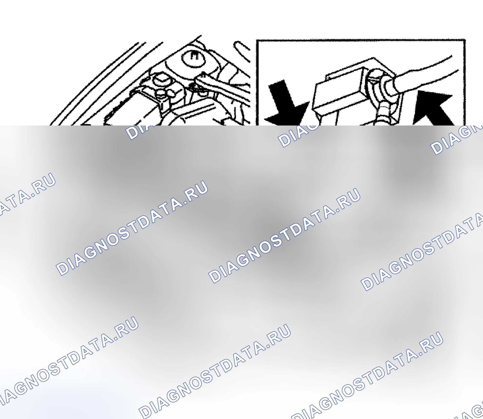 Рис. 1: Демонтаж и монтаж (C / S / V70). Volvo V70 I