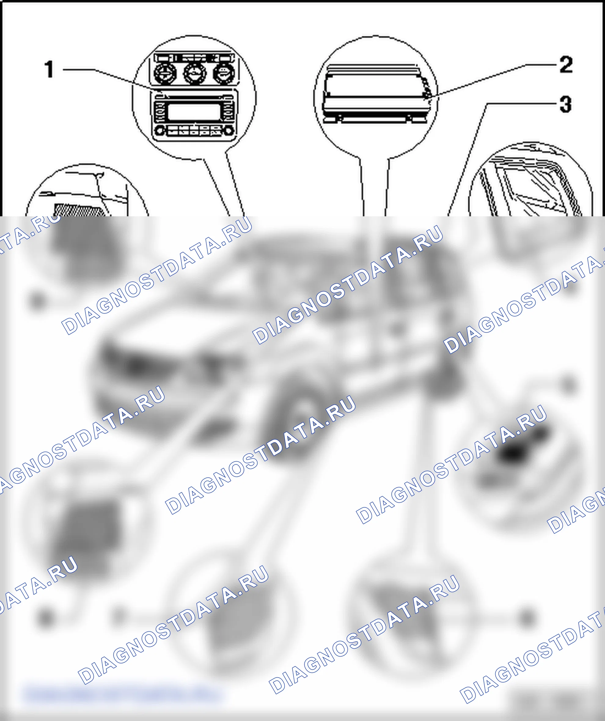 Магнитола «„RCD 500“». Volkswagen Touran I