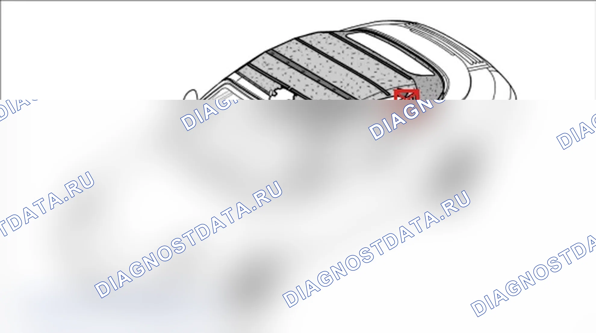 Рис. 109: Удаление внутренней облицовки с складным верхом по бокам. Porsche 911 GT3 997