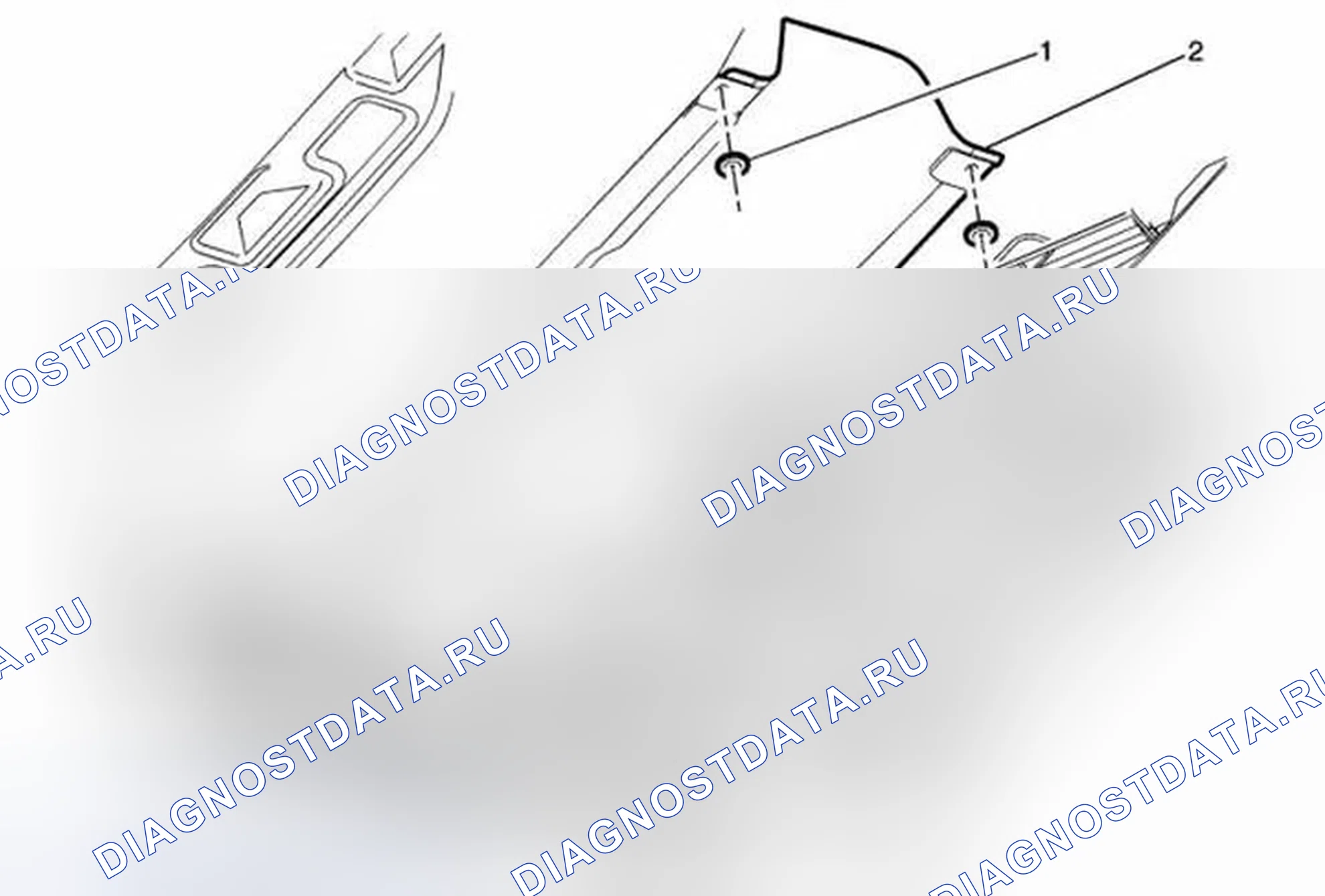 Рис. 4: Замена теплозащитного экрана выхлопных газов. Chevrolet Sonic I
