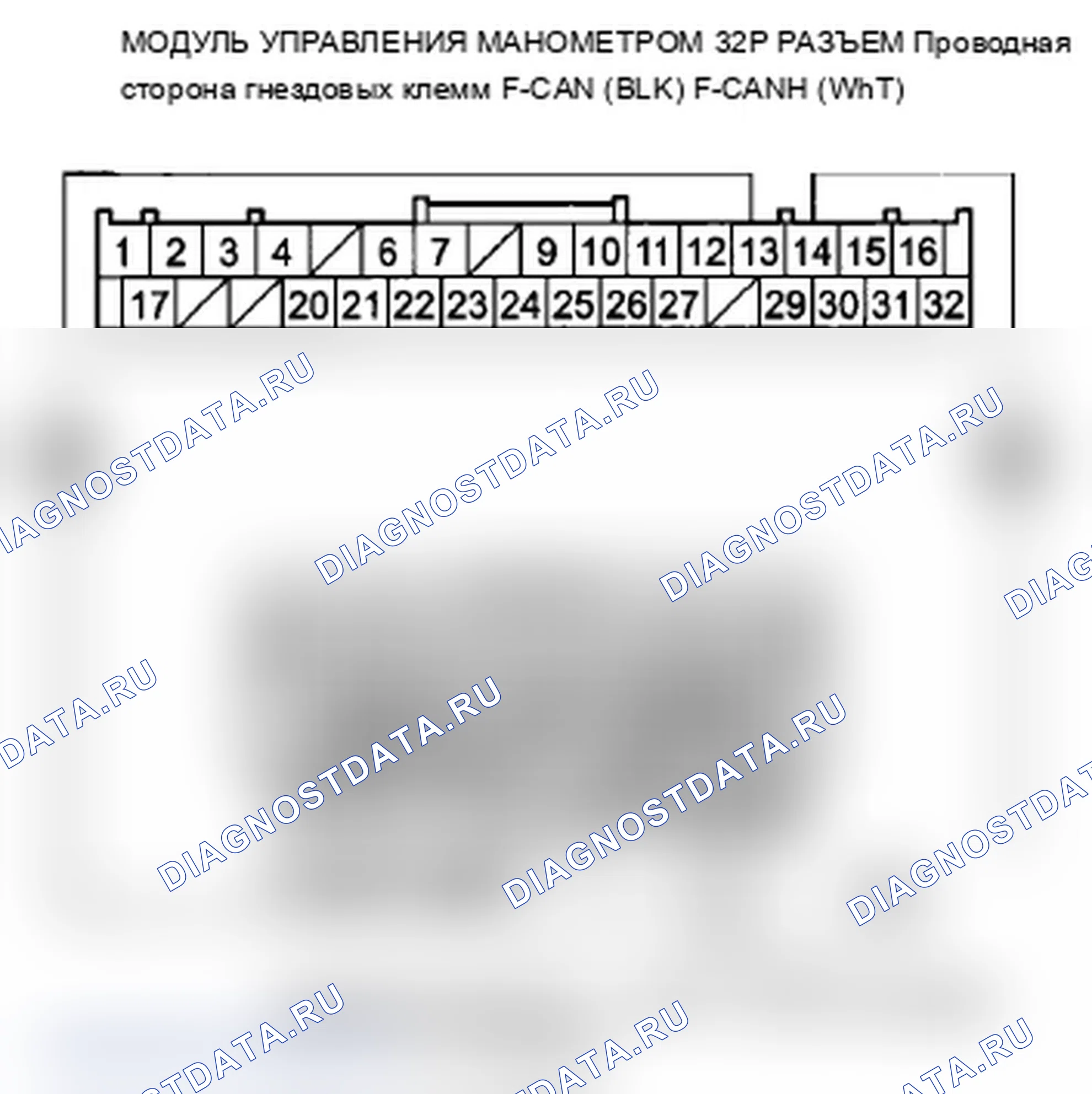 Рис. 28: U0100 расшифровка кода ошибки: потеря связи модуля управления манометром с блоком управления двигателем/блок управления силовым агрегатом (PCM) (блок управления силовым агрегатом). Acura TL IV рестайлинг