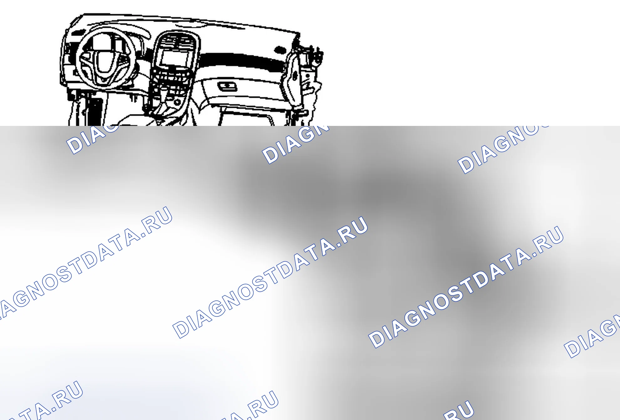 Рис. 76: Замена температурного привода клапана - правая сторона. Chevrolet Malibu VIII рестайлинг