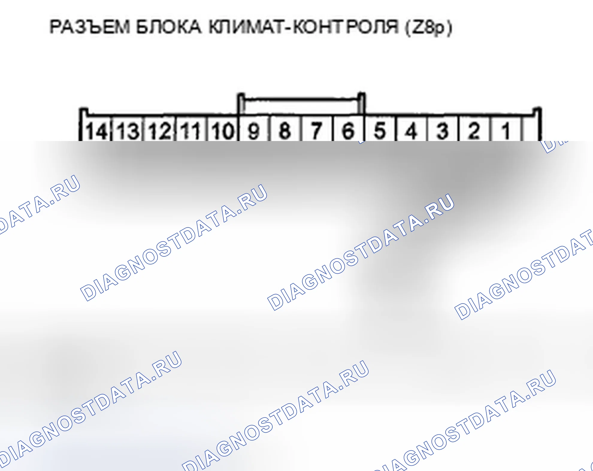 Рис. 432: Индикатор расшифровка кода ошибки B1228 или расшифровка кода ошибки D и AUTO: Короткое замыкание в цепи датчика температуры наружного воздуха. Honda Crosstour I