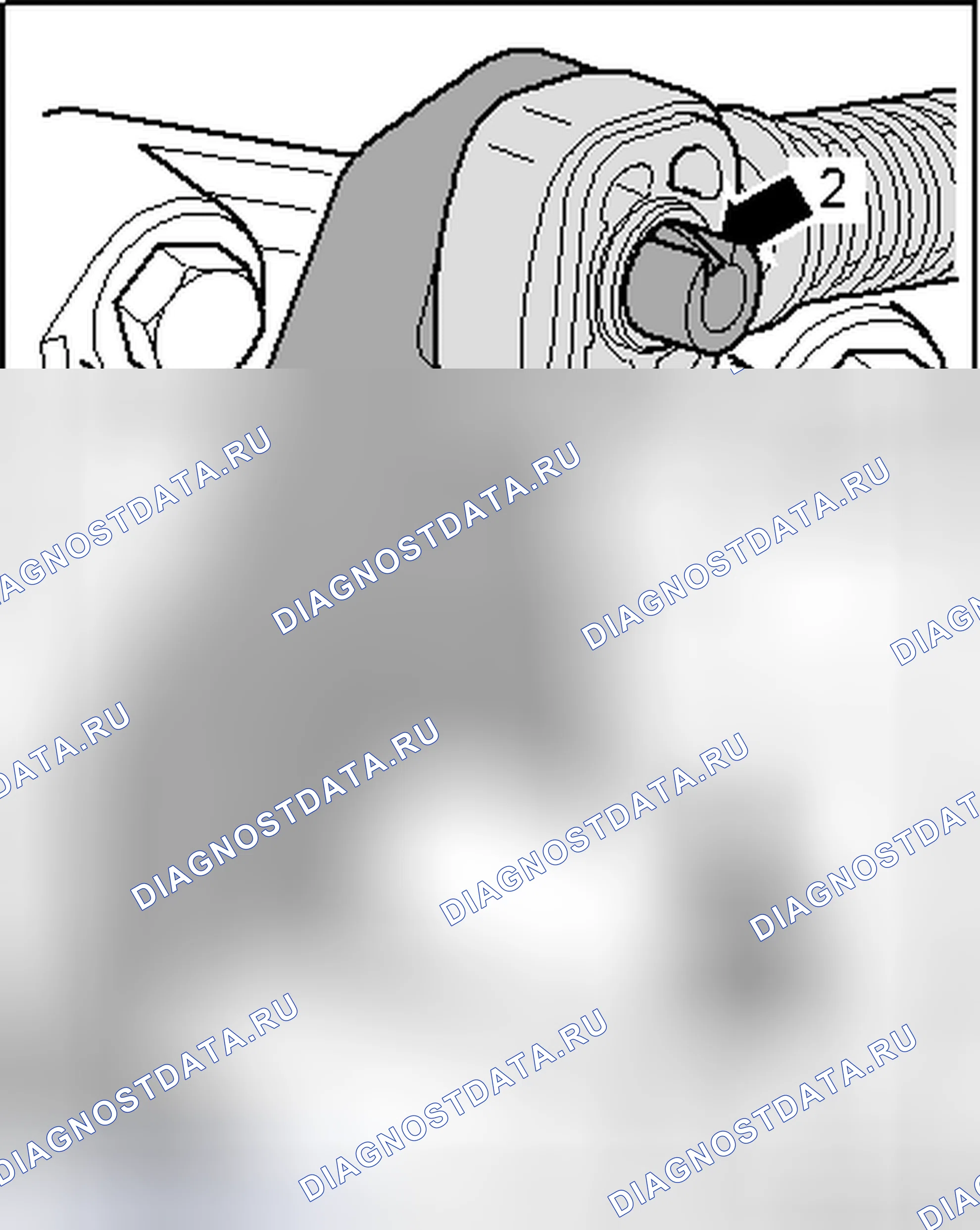 Рис. 323: РЫЧАГ ПЛАСТМАССОВОГО РЕЛЕ. Volkswagen Golf Mk6