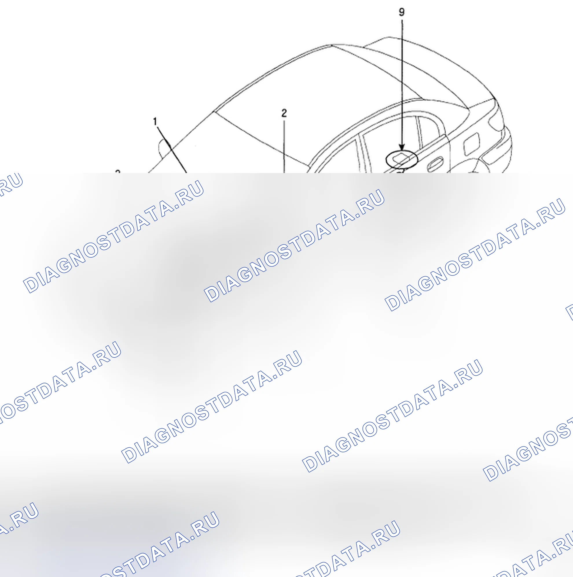 Рис. 1: РАСПОЛОЖЕНИЕ КОМПОНЕНТОВ. Geely Preface I рестайлинг