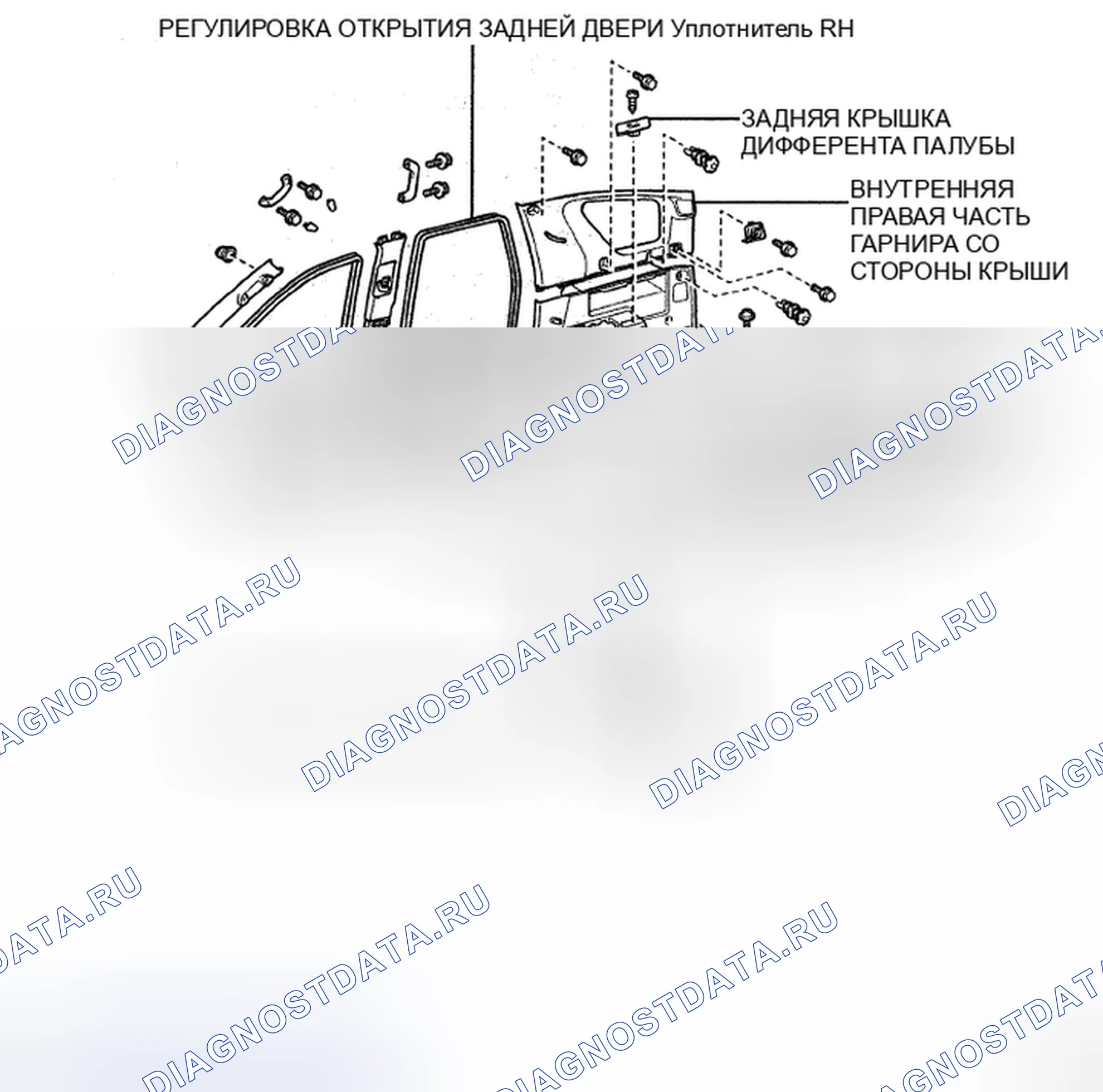 Рис. 134: КОМПОНЕНТЫ. Toyota 4Runner IV рестайлинг