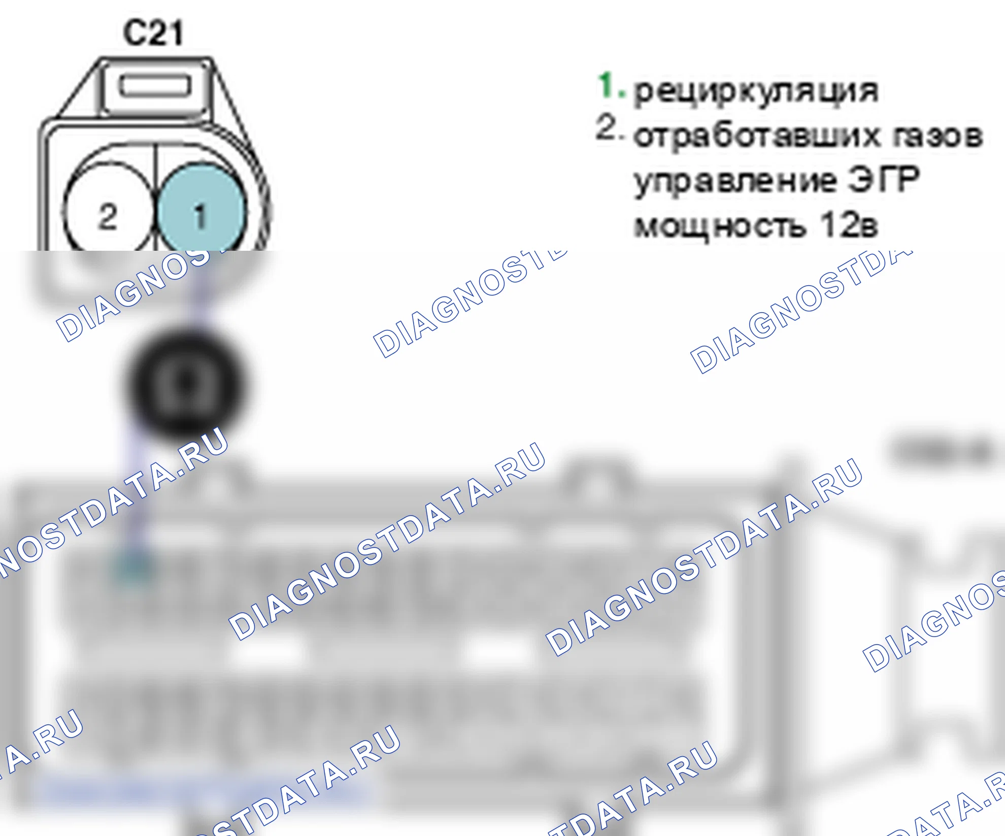 Контроль проводов — P0489. Kia Sorento BL