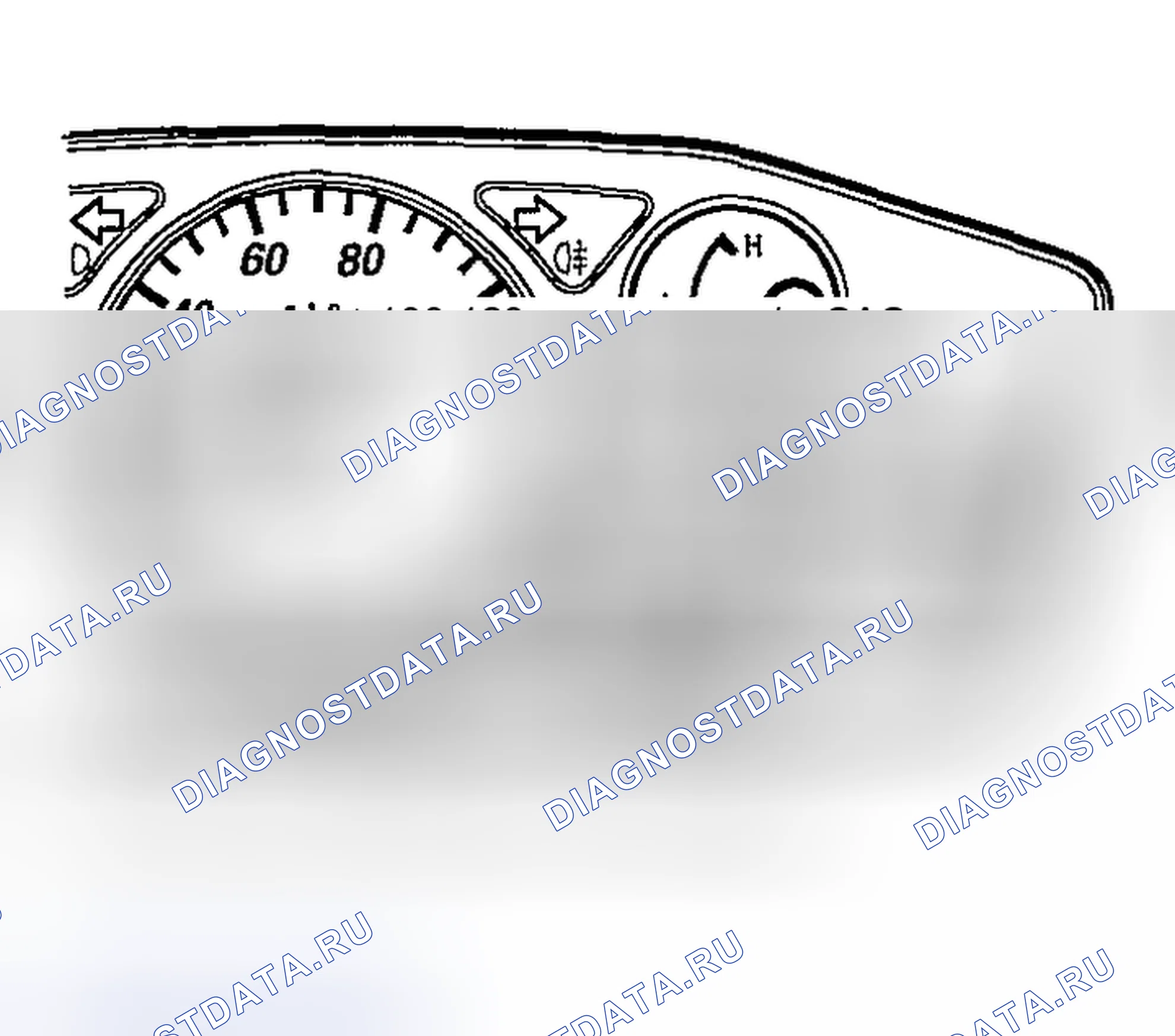 Рис. 69: ПРОВЕРКА СИГНАЛЬНОГО ОГНЯ SRS. Honda Edix I