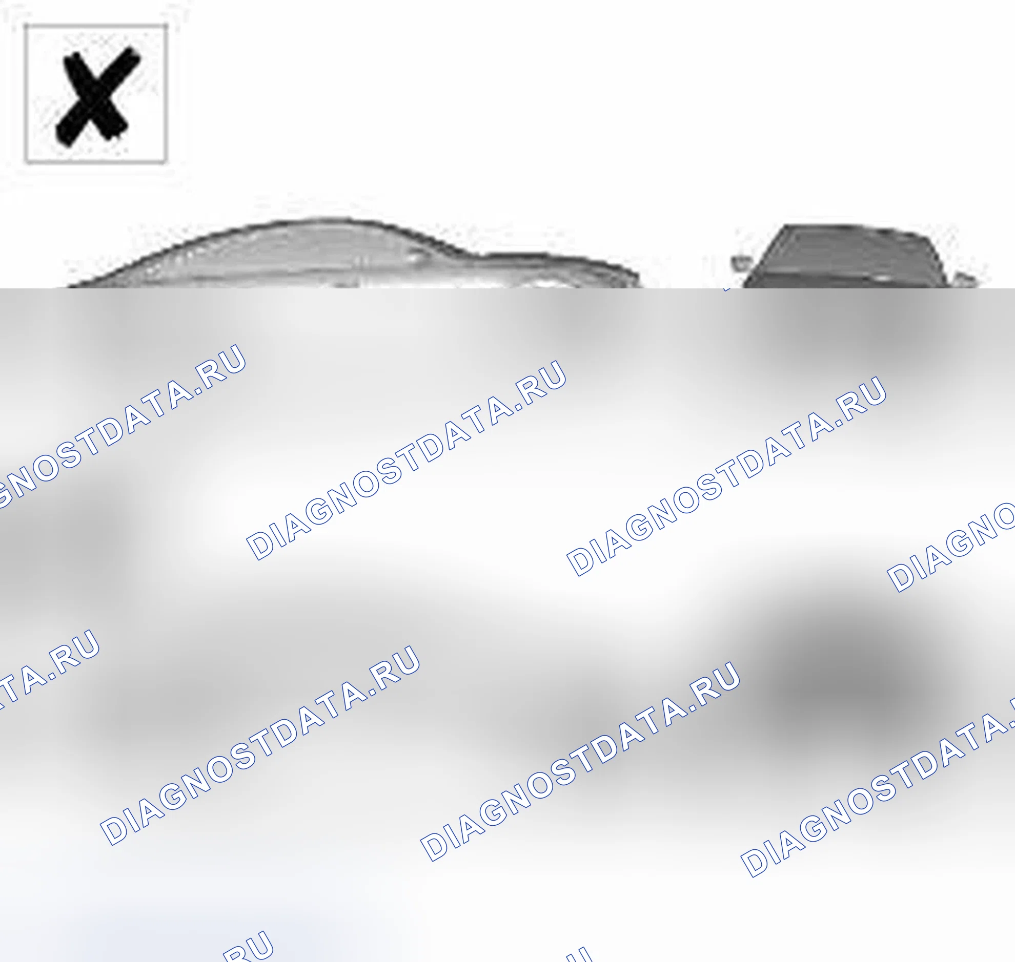 Рис. 23: РЕГУЛИРОВКА ДАТЧИКА КОНТРОЛЯ ЧАСТОТЫ ВРАЩЕНИЯ. Jaguar XJ X351