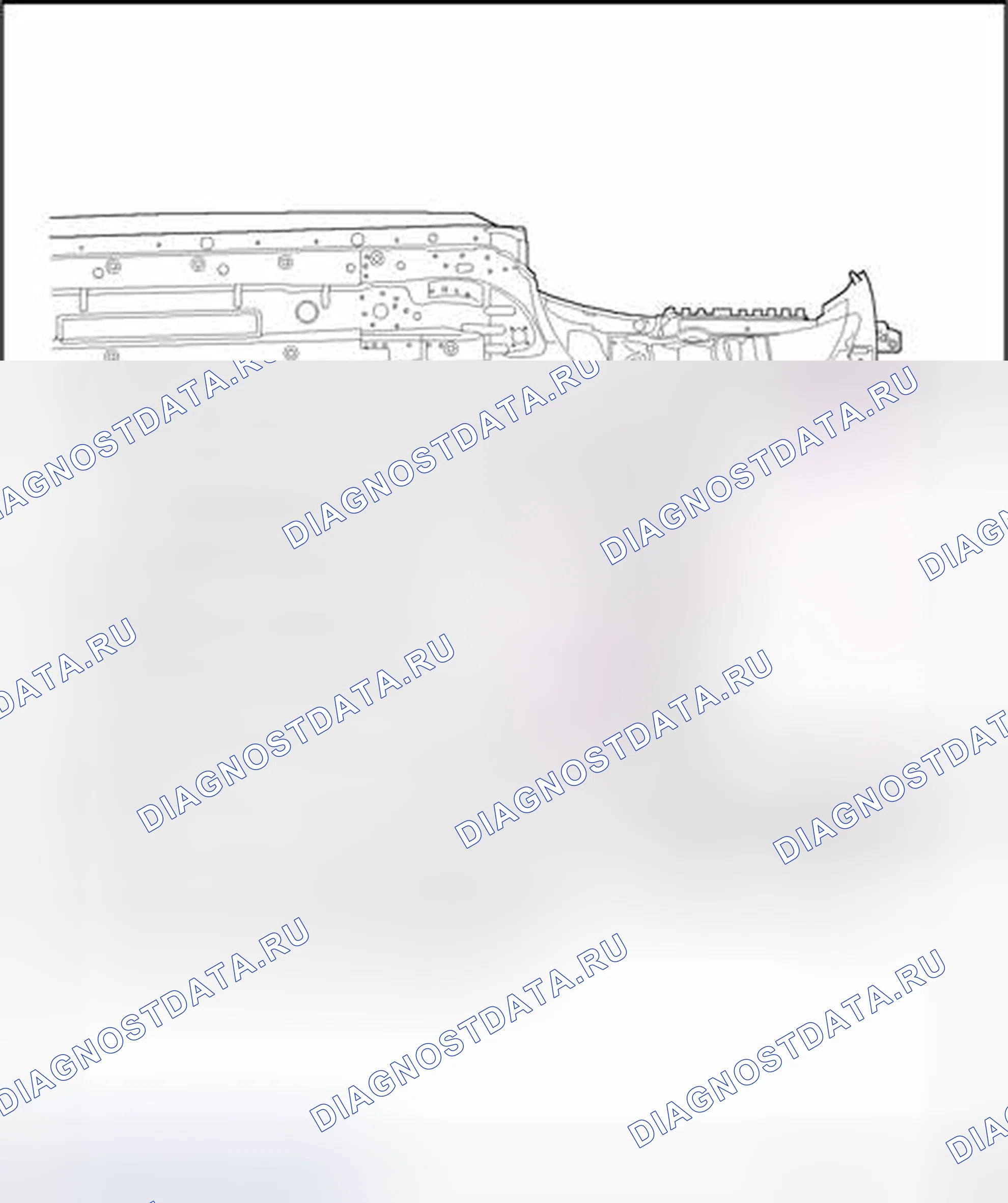Рис. 118: Напольная группа, передняя часть. Audi S4 B6