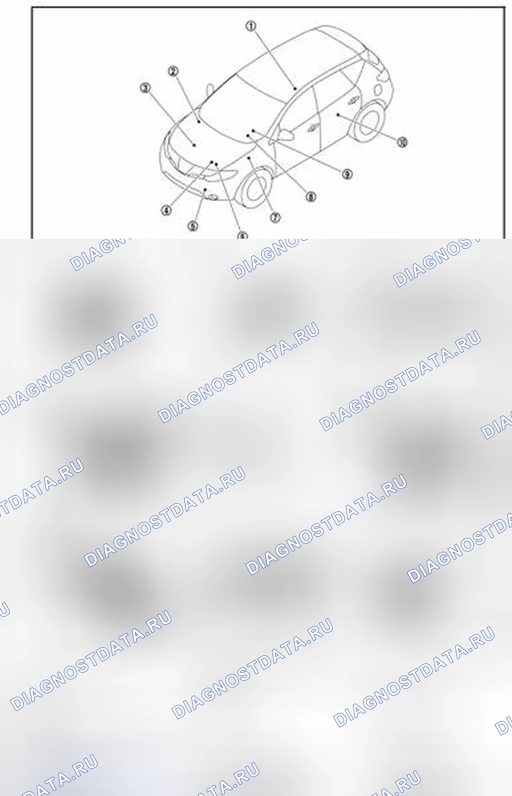 Рис. 2: СПИДОМЕТР: Расположение компонентов. Nissan Murano Z51 рестайлинг 2