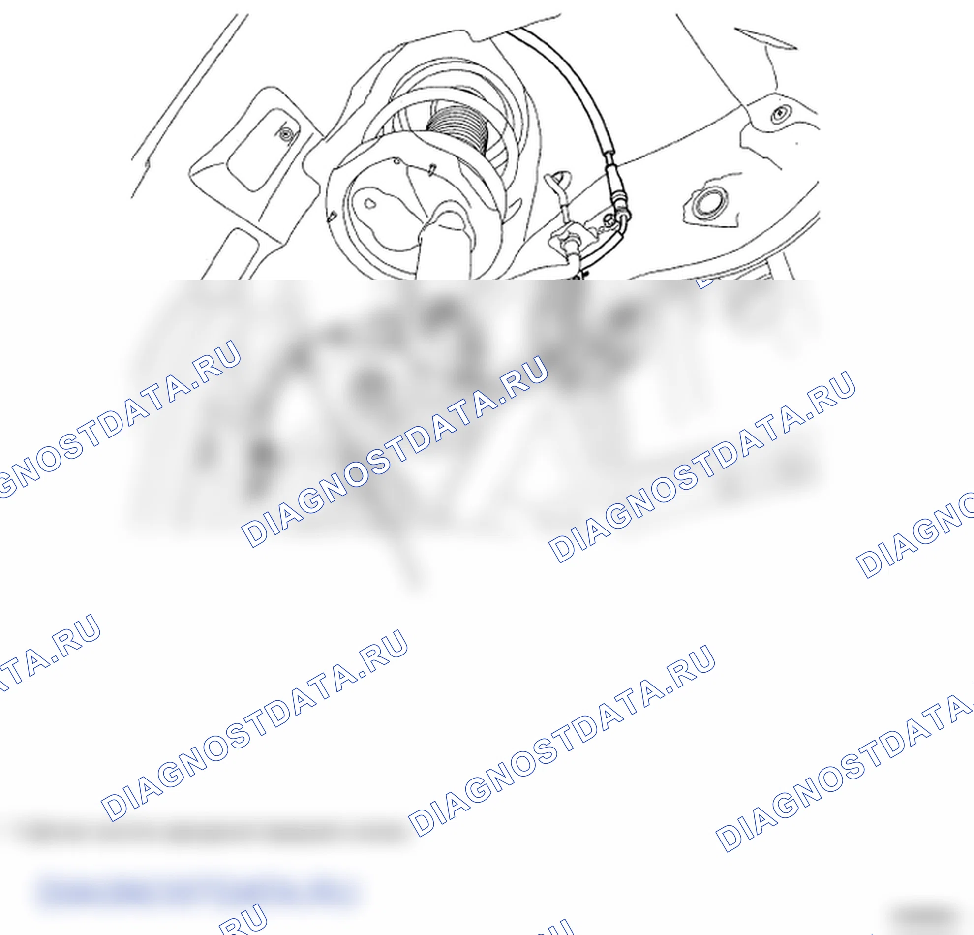 Рис. 67: Идентификация датчика скорости переднего колеса. Hyundai Elantra IV