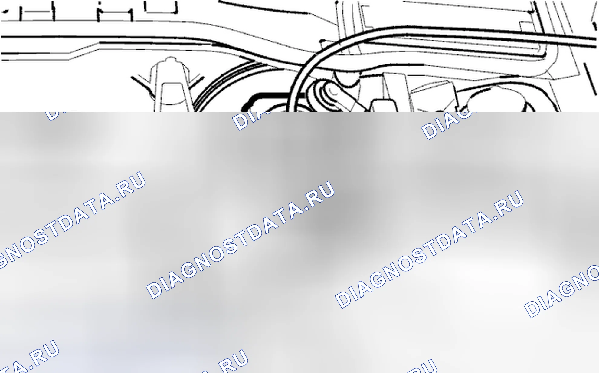 Рис. 131: Подключение блока стравливания. Volvo C70 I