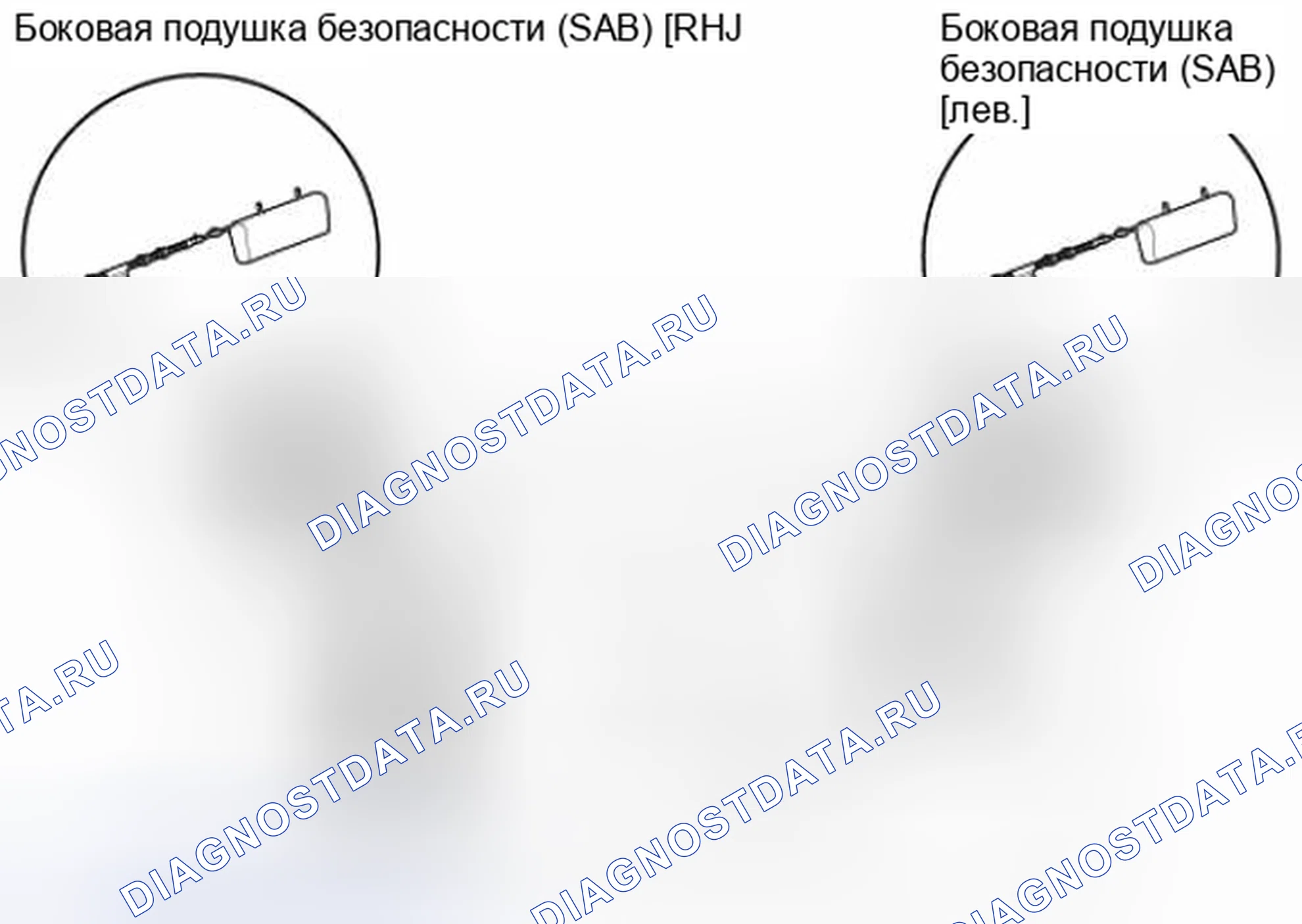 Рис. 42: боковая подушка безопасности (SAB). Geely Panda I