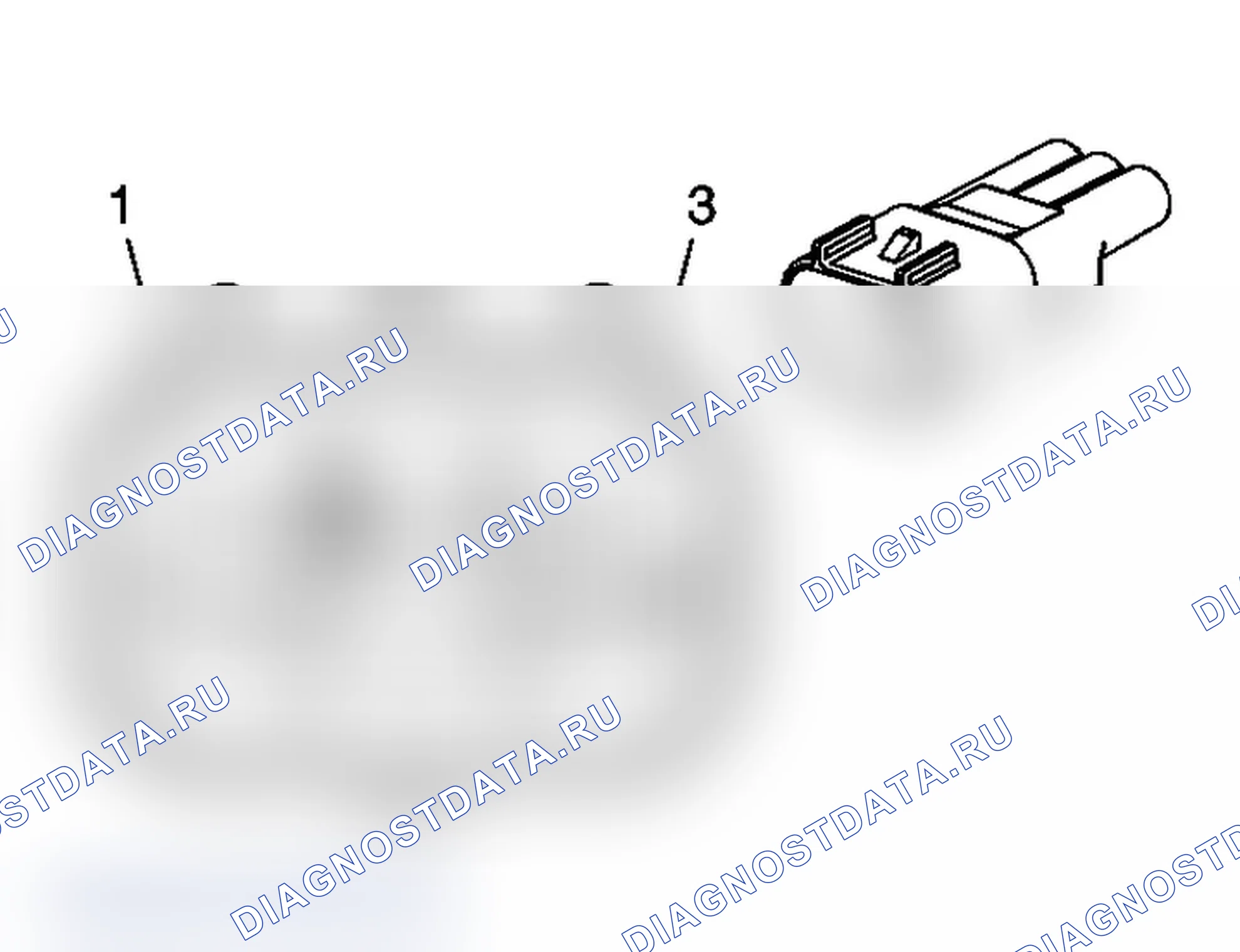 Рис. 247: Внешнее зеркало заднего вида - привод (D48). Pontiac Solstice I final