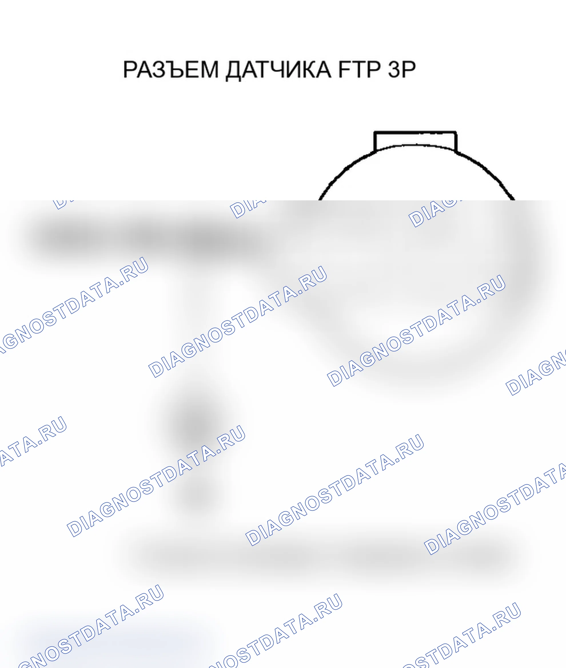 Рис. 133: P0452 расшифровка кода ошибки: низковольтная цепь датчика FTP. Acura MDX I