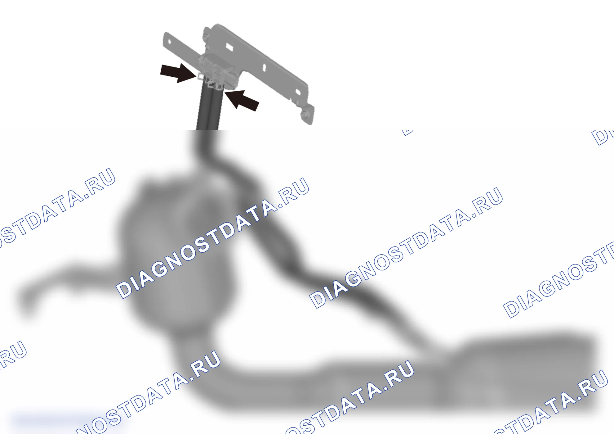 Как снять и установить датчик перепада давления — Haval H2. Haval H2 I