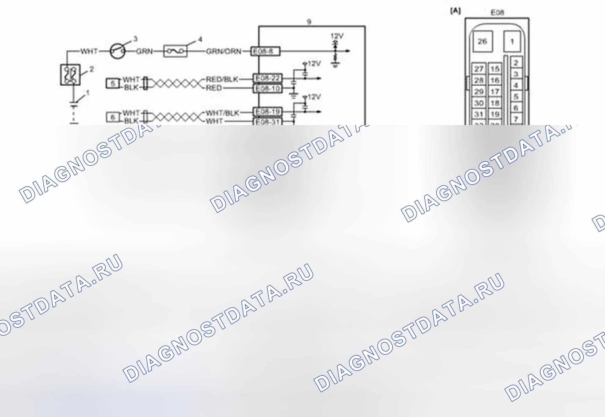 Рис. 58: электросхема. Suzuki SX4 I рестайлинг