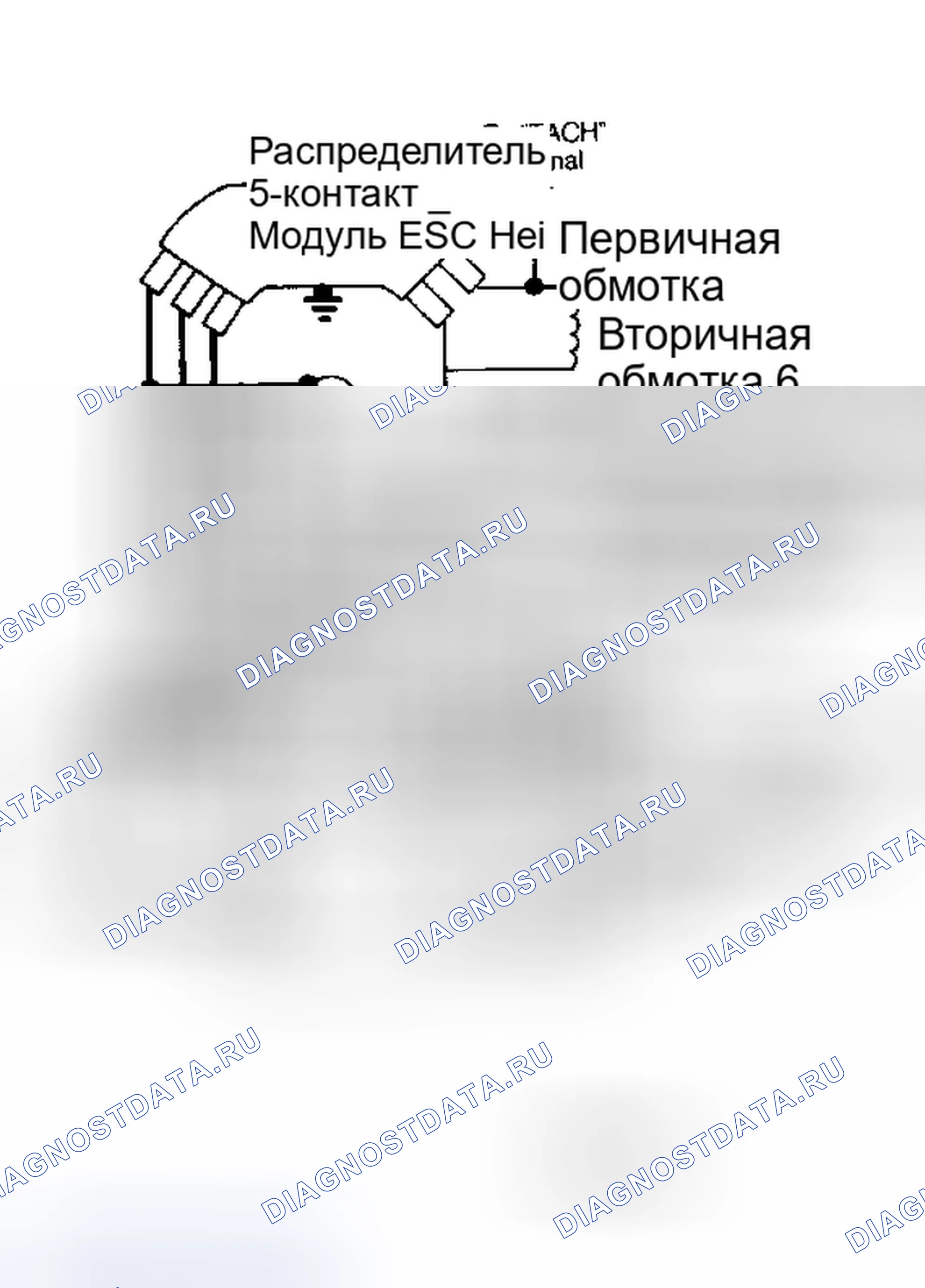 Рис. 2: электросхема (HEI система W/ESC). Chevrolet Step Van P20 