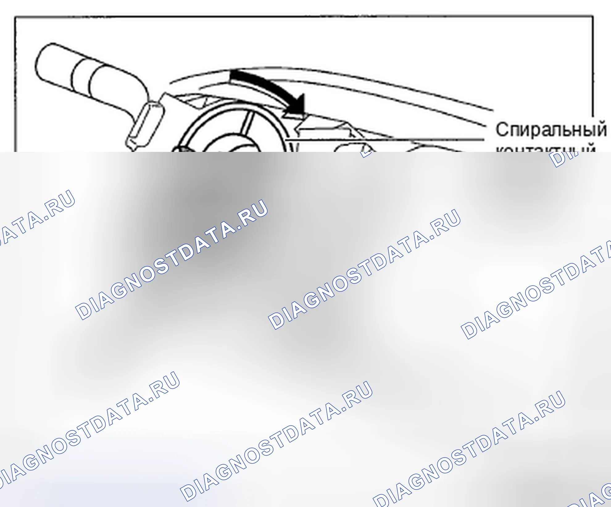 Рис. 5: РЕГУЛИРОВКА контактное кольцо руля. Honda CR-V IV рестайлинг
