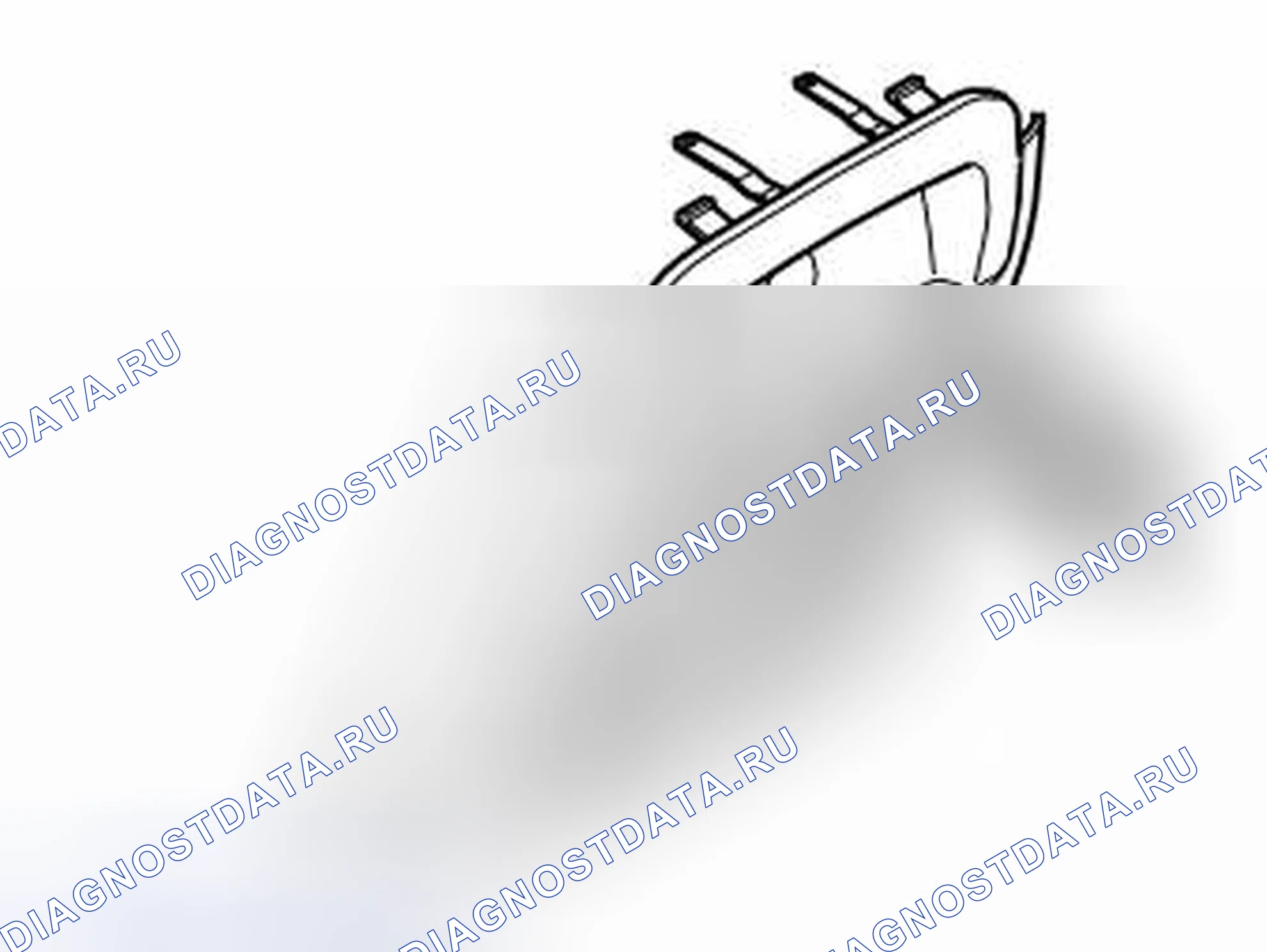 Рис. 199: Установка пепельницы и заднего конца. Volvo S60 I рестайлинг