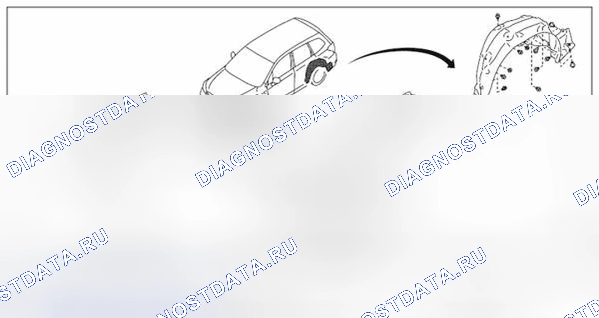 Рис. 17: ЗАЩИТА ОТ БУРОВОГО РАСТВОРА. Subaru Forester SJ