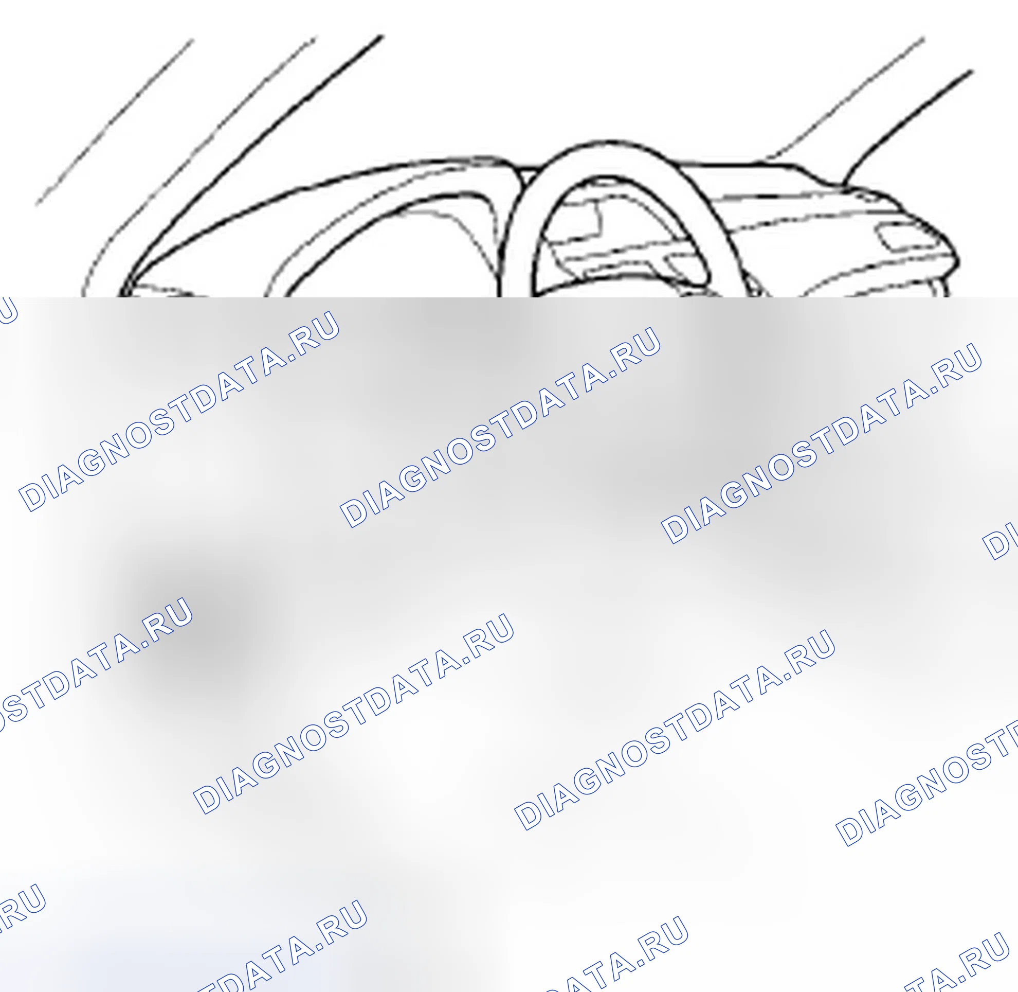 Рис. 71: Запоминание нейтрального положения датчика VSA. Honda Accord VIII