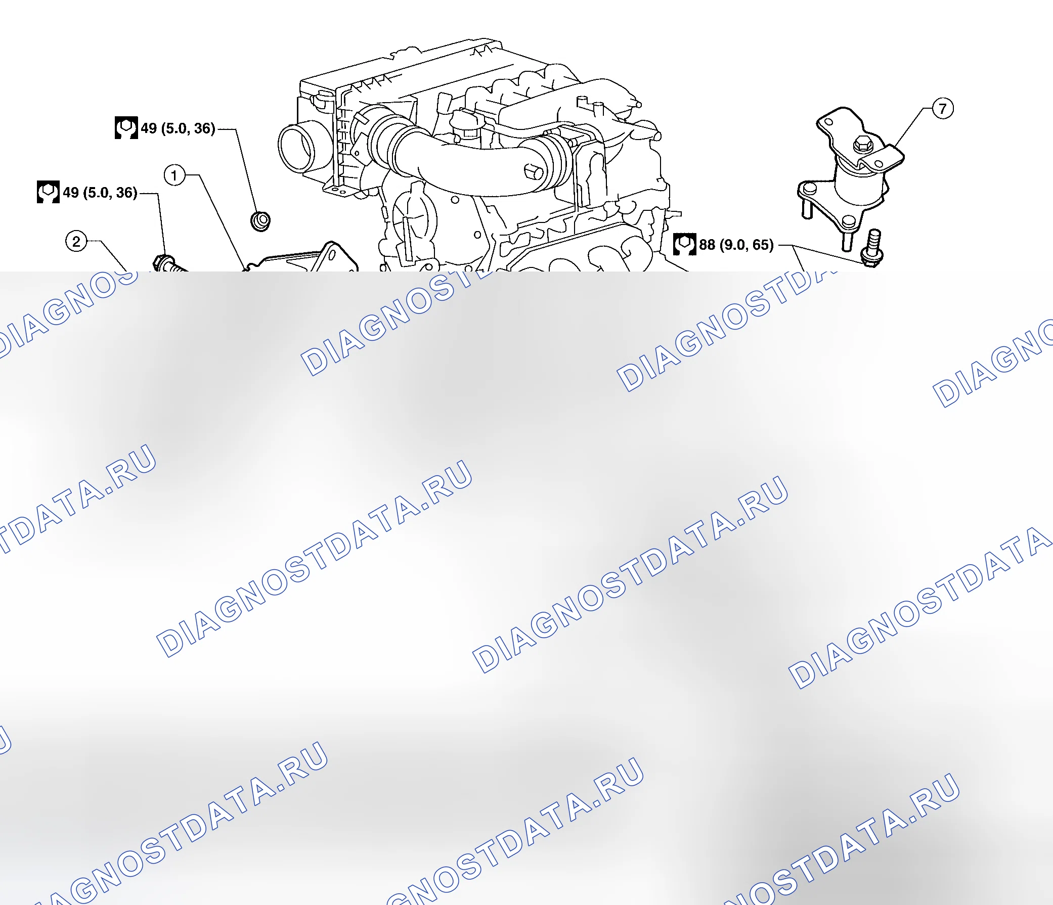 Рис. 110: Демонтаж и монтаж. Honda Odyssey I
