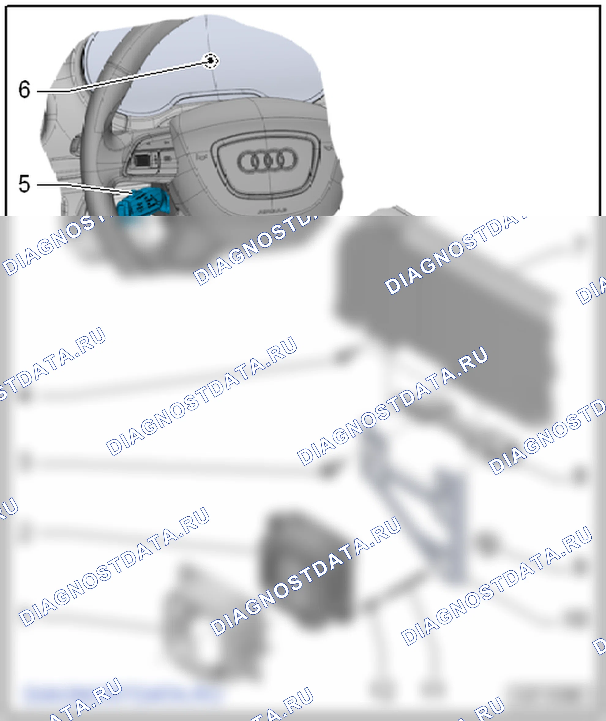 Автоматическая система регулирования дистанции. Audi A3 8V