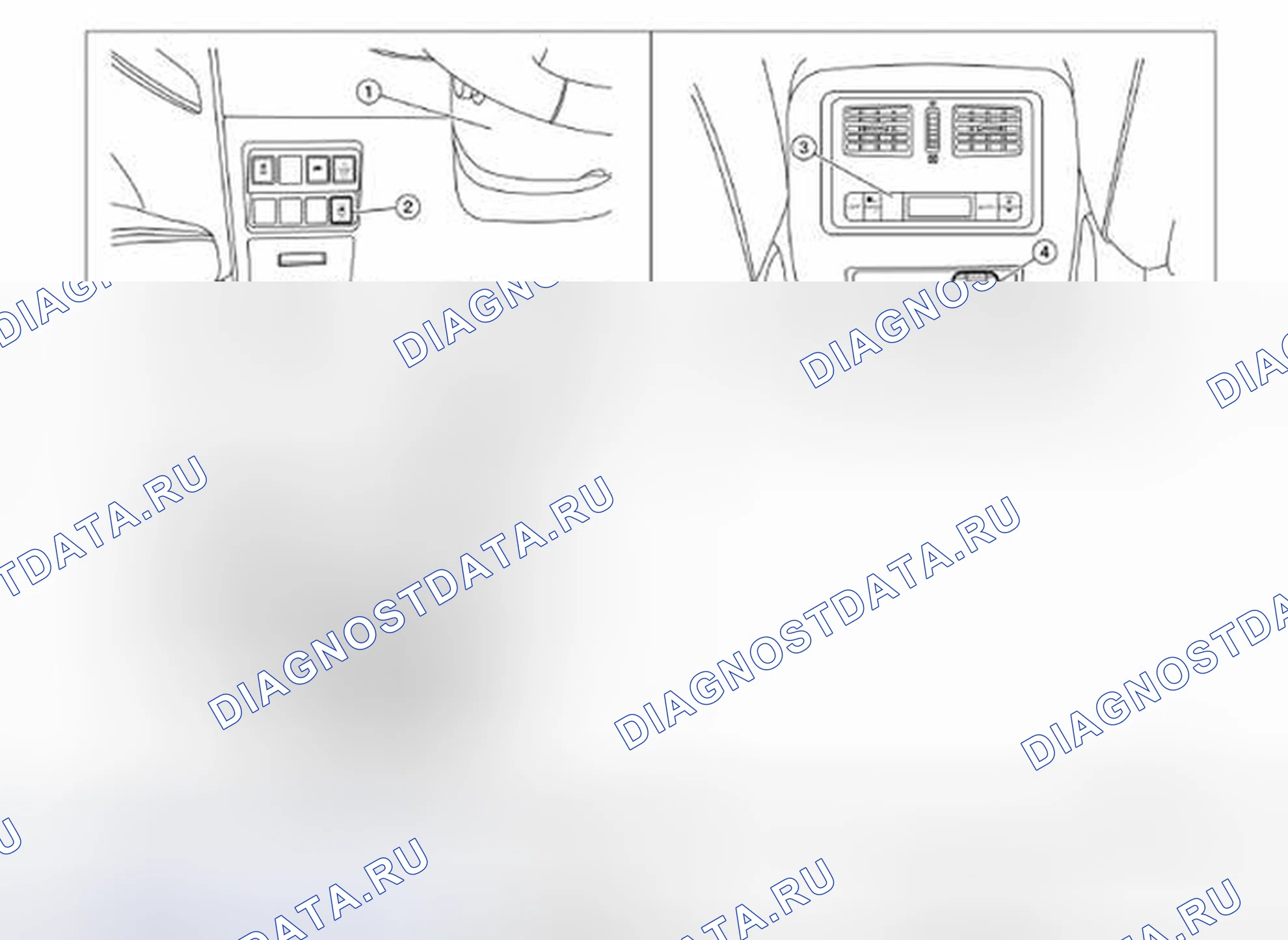 Рис. 114: Расположение компонентов. Nissan Pathfinder IV рестайлинг