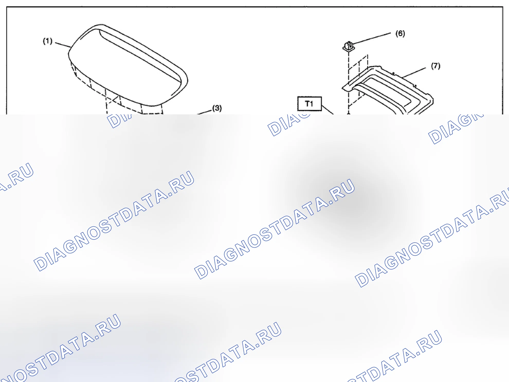Рис. 19: РЕШЕТКА ПЕРЕДНЕГО КАПОТА. Subaru Impreza GH