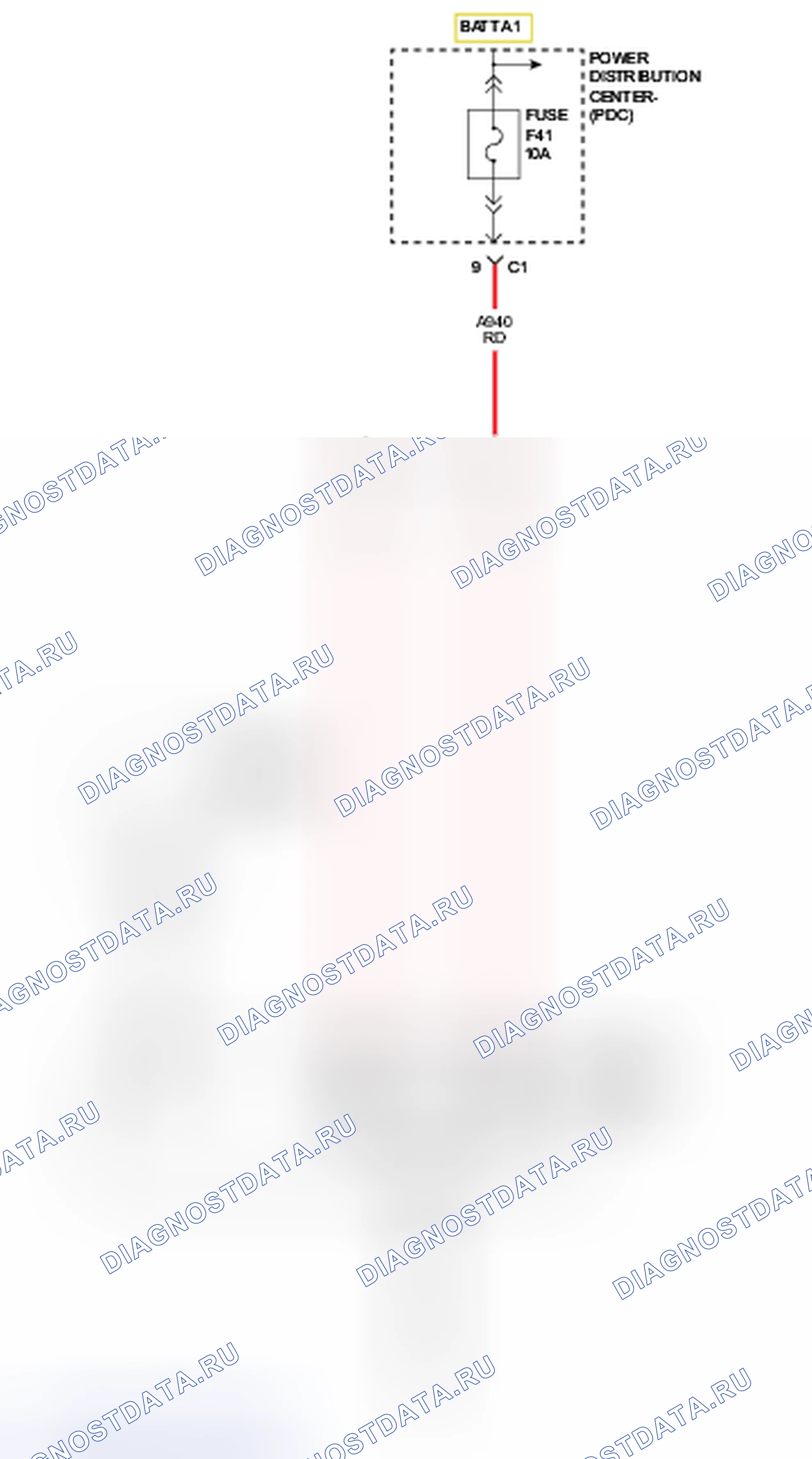 Рис. 333: ПРЕВЫШЕНИЕ ТЕМПЕРАТУРЫ ЦЕПИ P1D6D-AGS. RAM 1500 IV