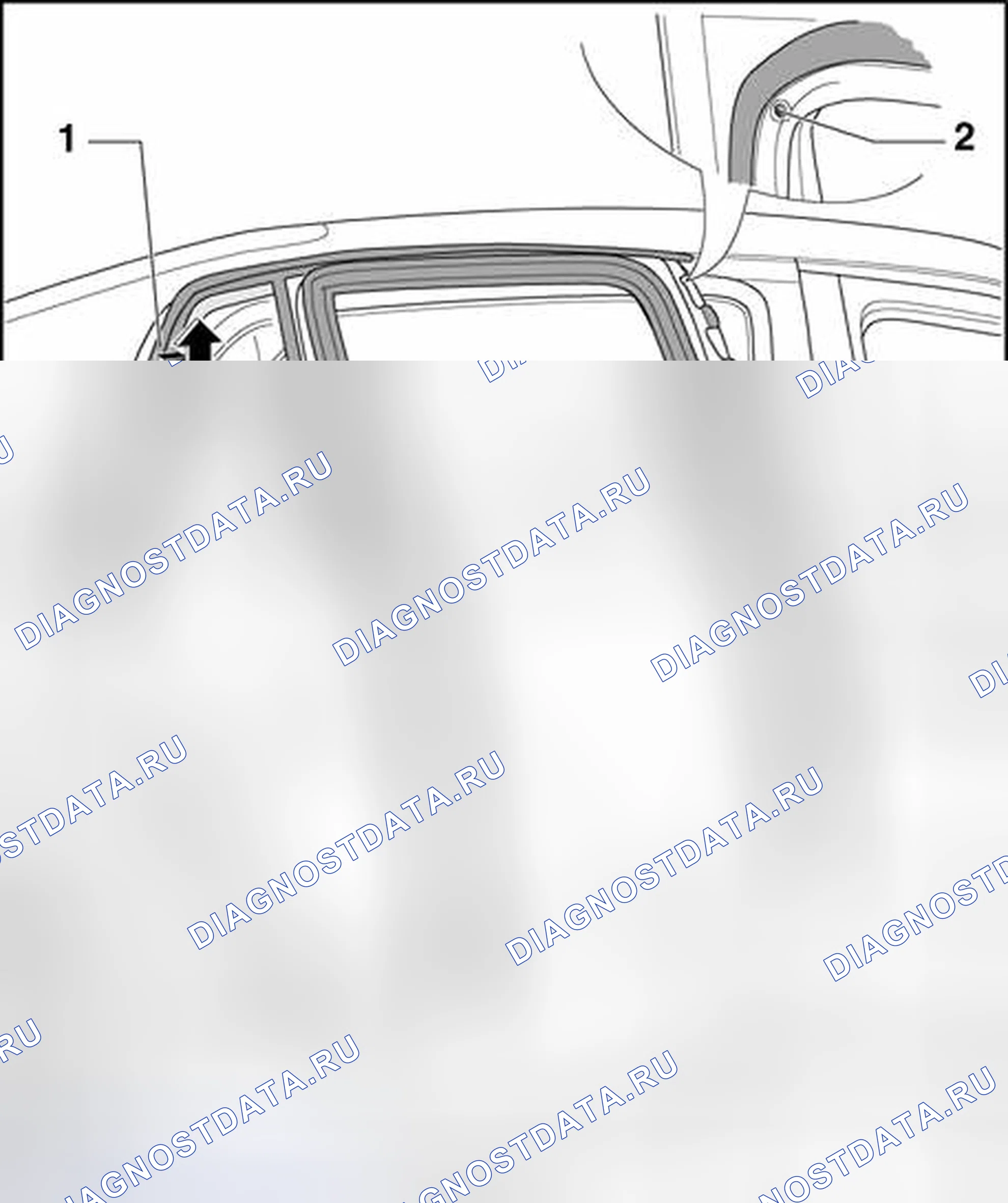 Рис. 188: Снятие. Volkswagen Phaeton I