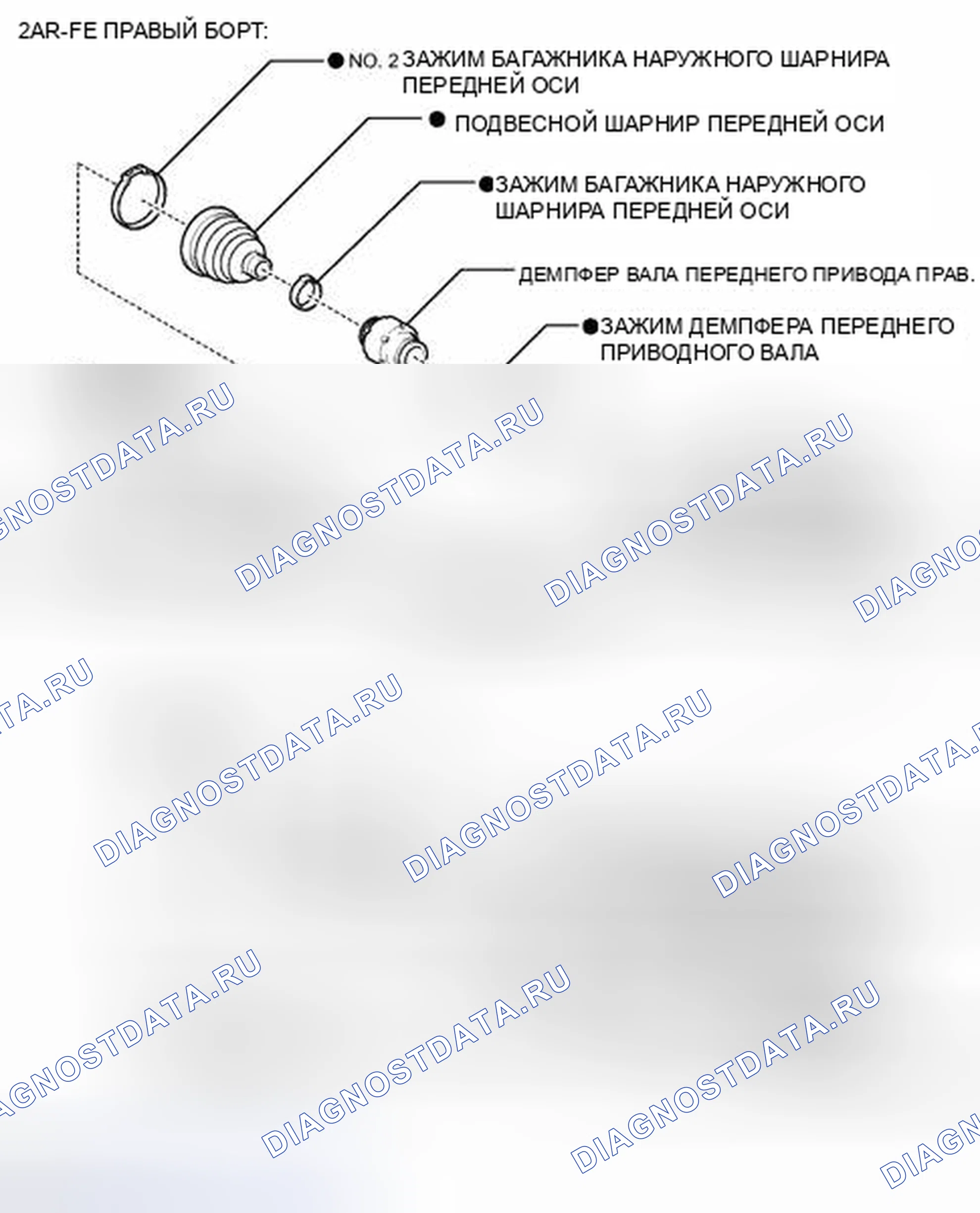 Рис. 83: ИЛЛЮСТРАЦИЯ. Toyota Camry XV40 рестайлинг