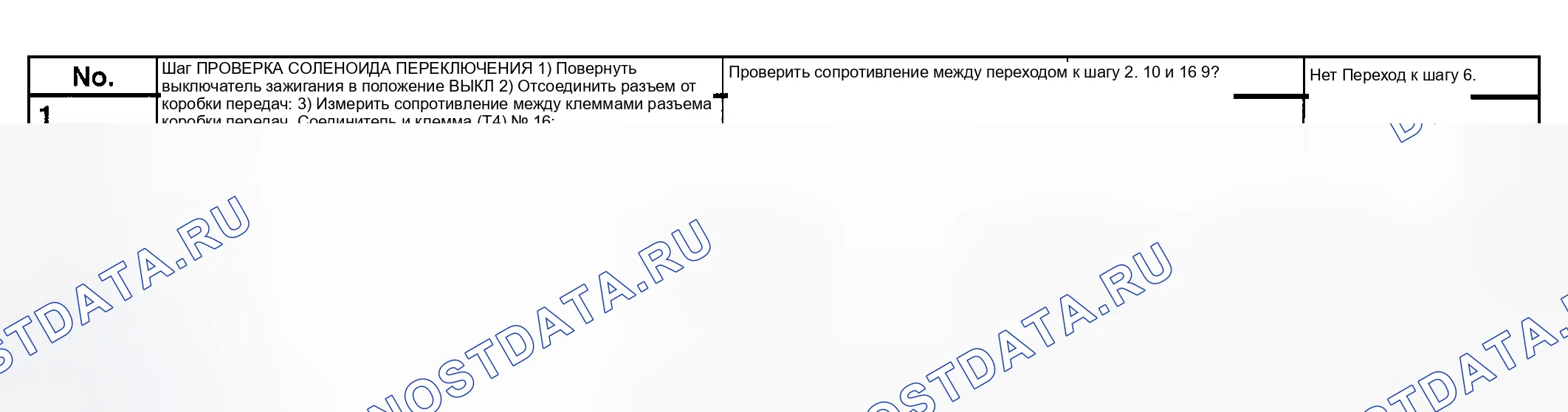 Рис. 771: Код неисправности 71 - диагностическая карта (1 из 3). Subaru Outback BH