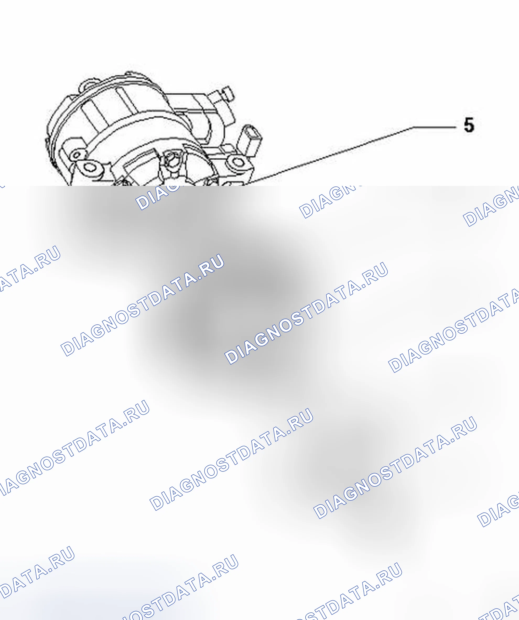 Рис. 27: Ременный шкив, замена (Исполнение «1»). Audi A8 D3 рестайлинг 2