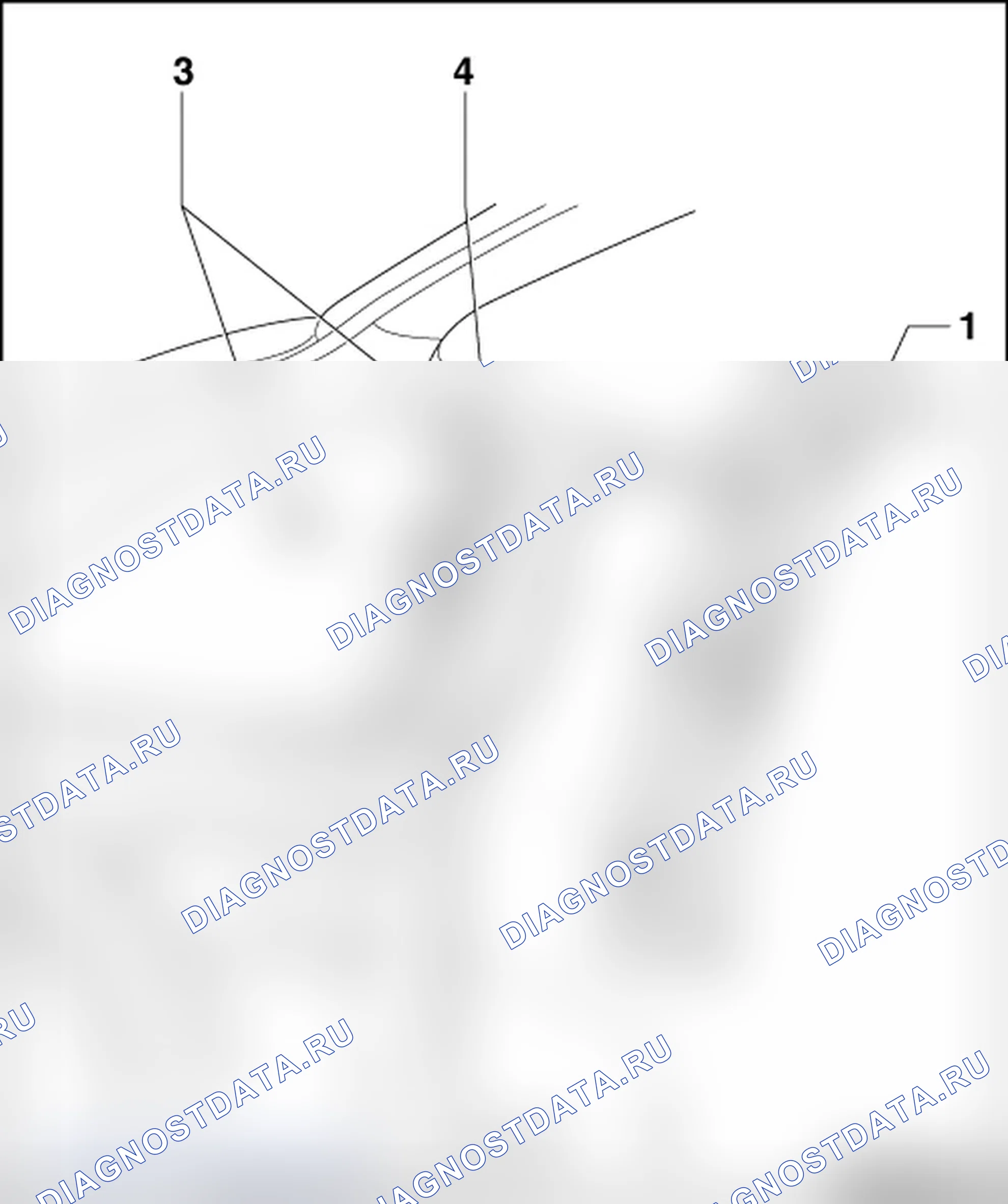 Рис. 4: ОБЗОР УЗЛА облицовки СТОЙКИ B. Volkswagen New Beetle A4