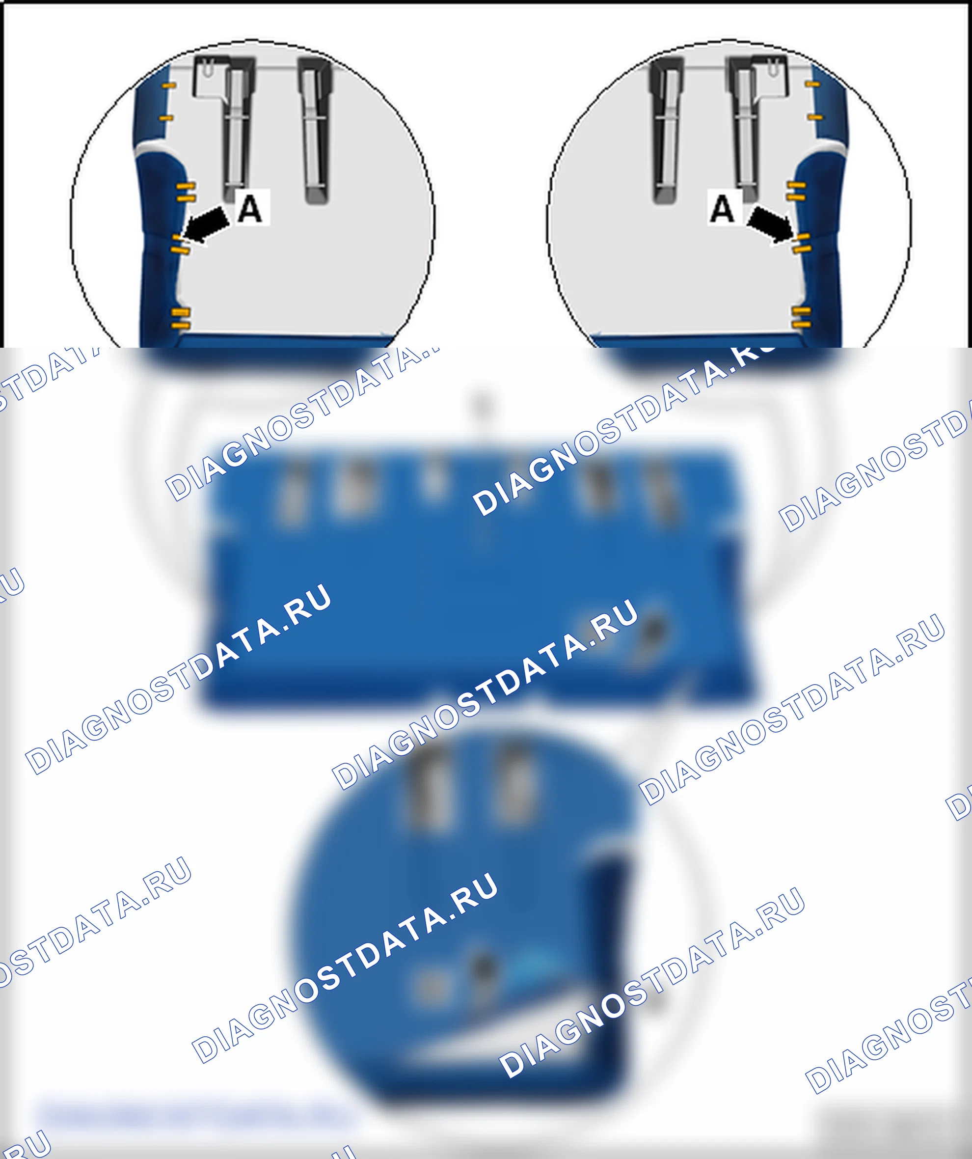 Обивка и наполнитель заднего сиденья. SEAT Toledo Iv