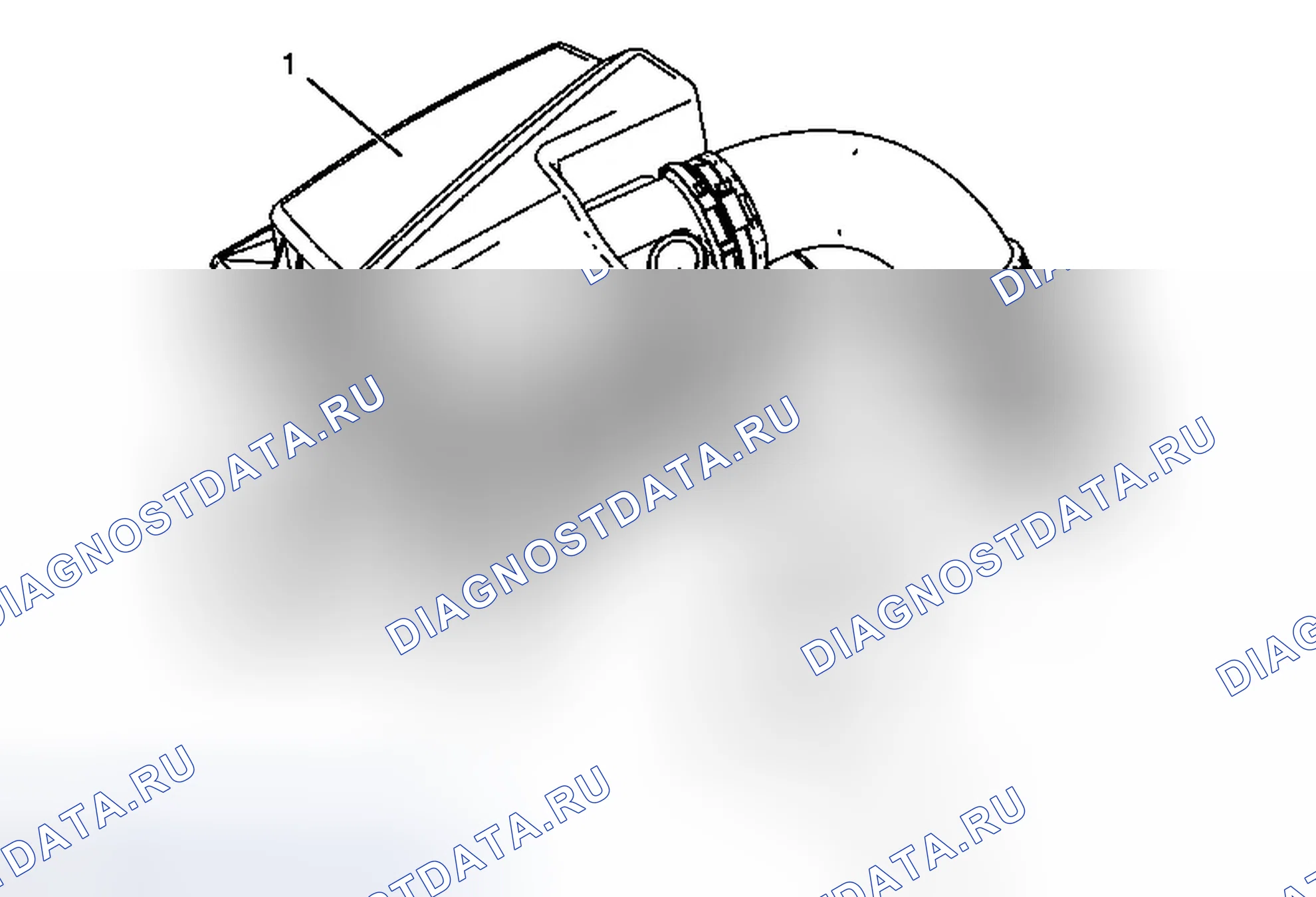 Рис. 44: Замена датчика температуры всасываемого воздуха. Chevrolet Cruze I рестайлинг