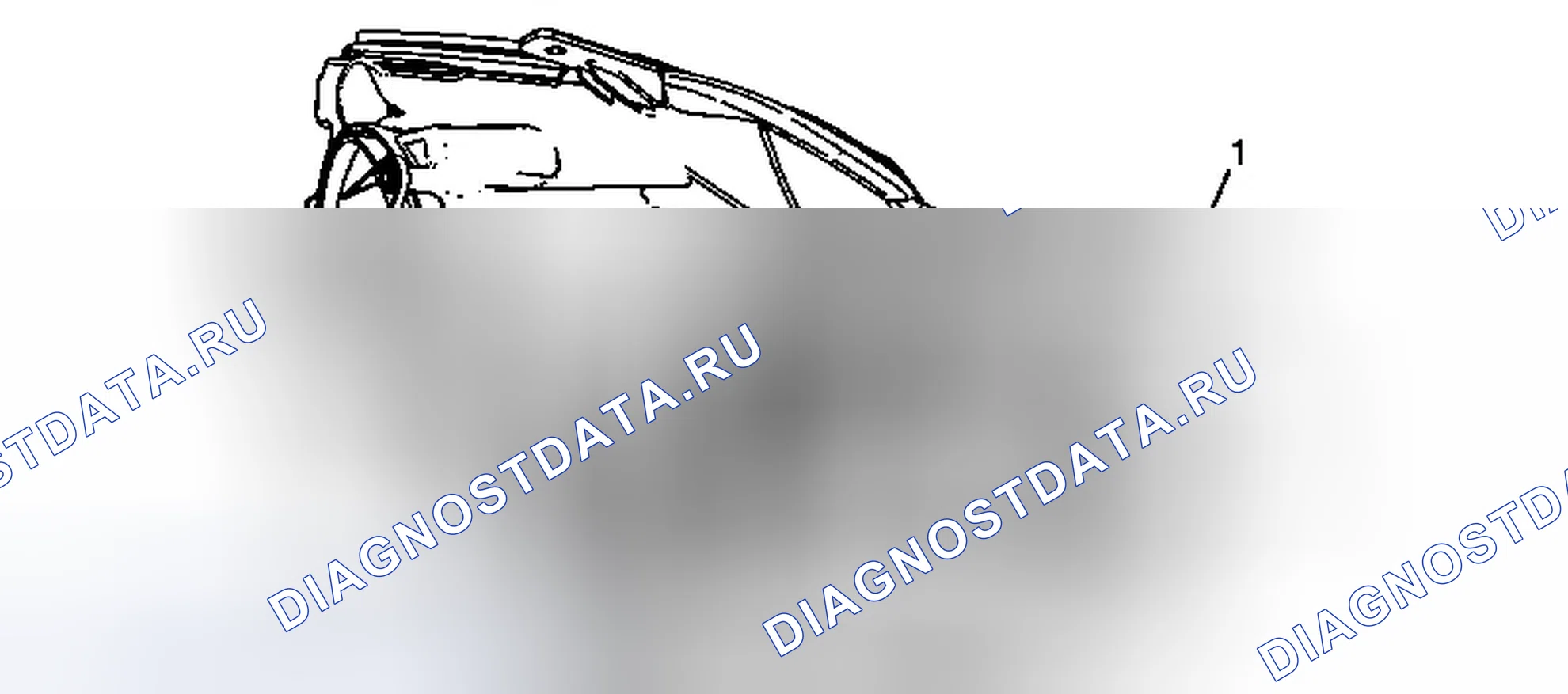 Рис. 44: Замена балласта фары (седан). Cadillac CTS II