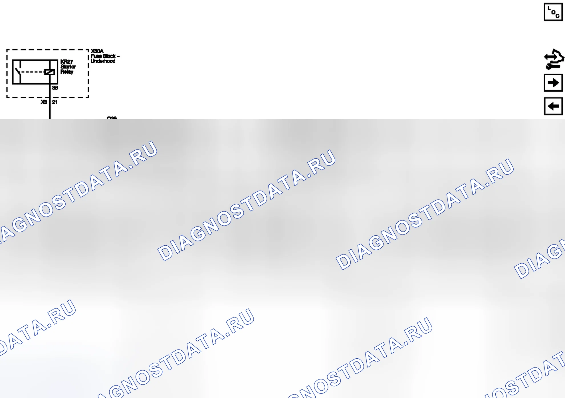 Рис. 68: Схемы проводки G120, G121 и G122. Buick Regal V
