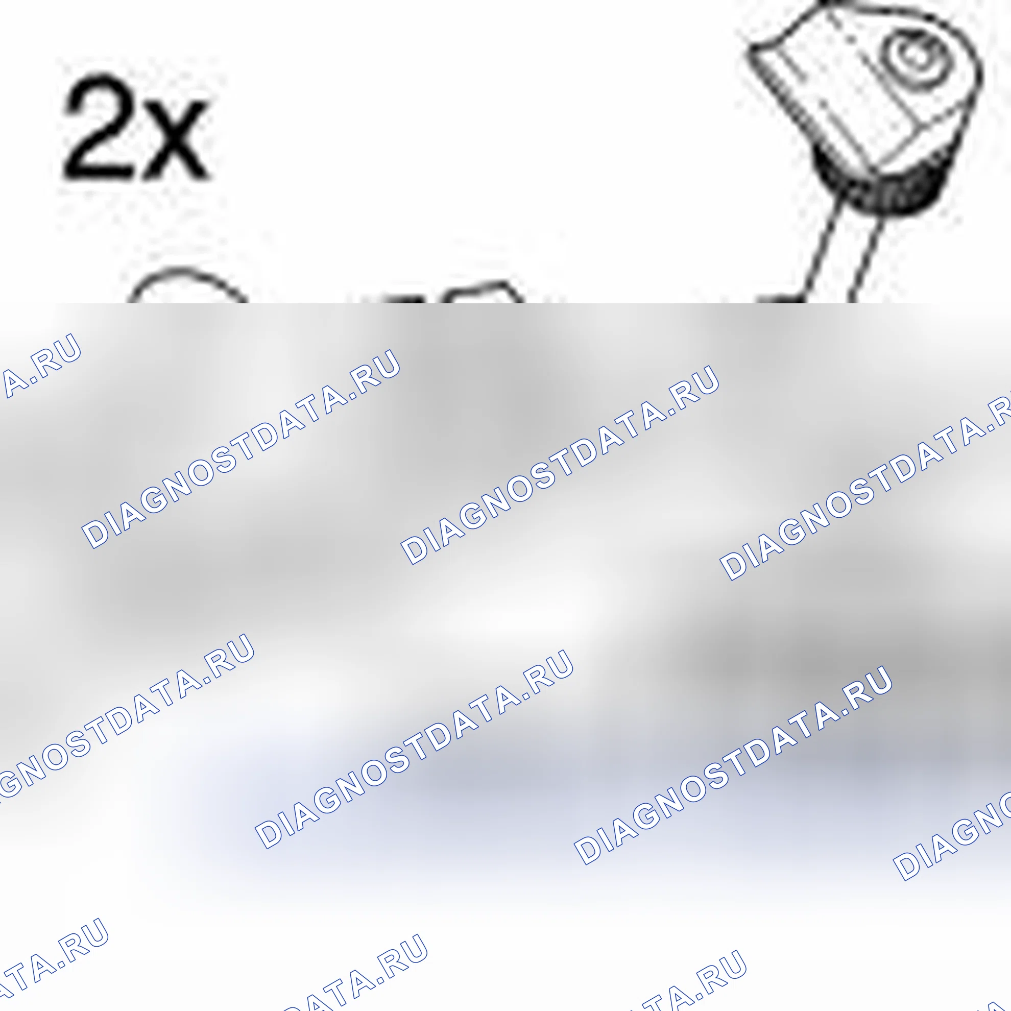 Рис. 121: ПОЛУПЕТЛЯ ДВЕРИ. Volvo S80 II