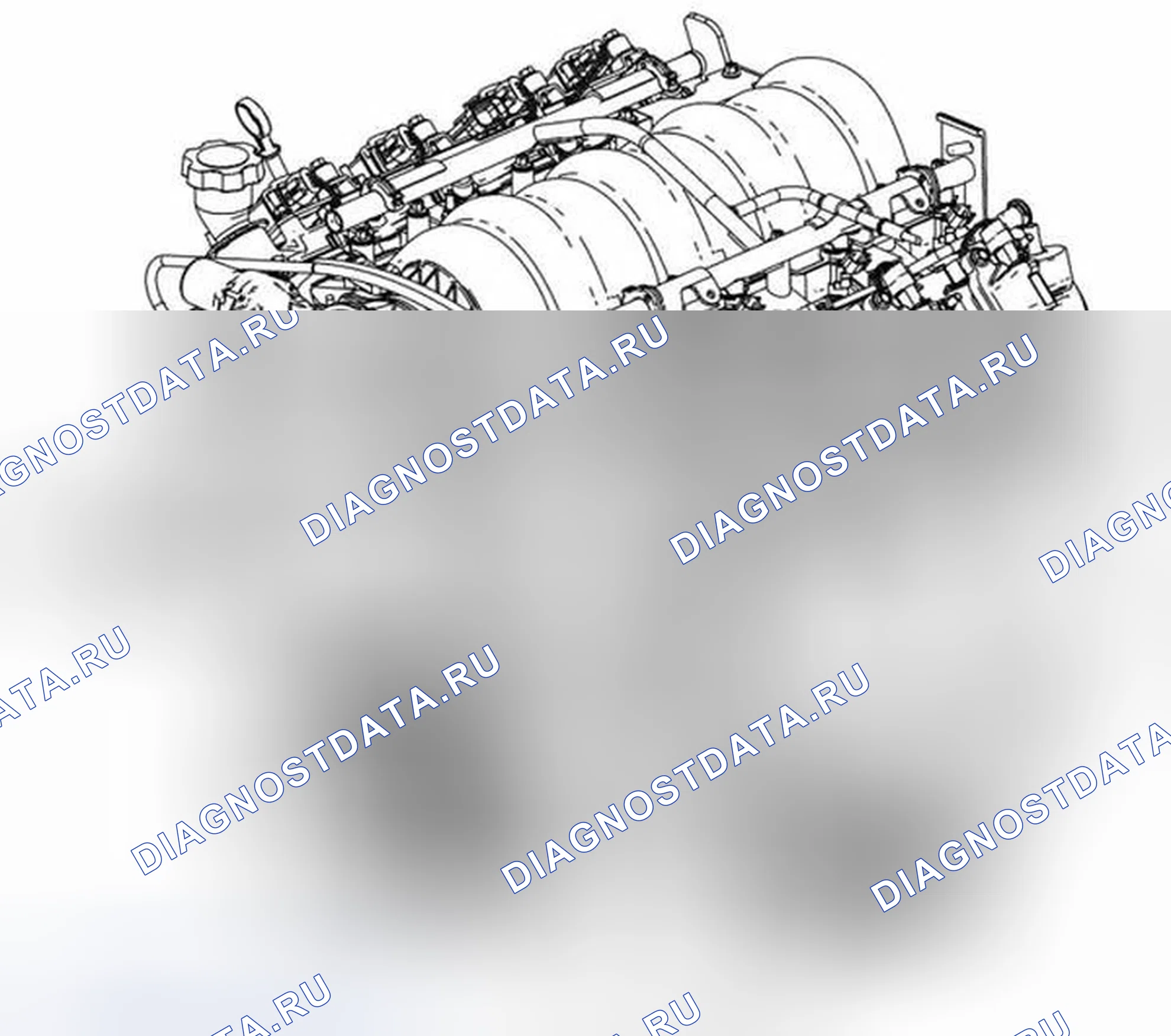 Рис. 98: Описание компонентов двигателя (6.2L LS3). Chevrolet Camaro V