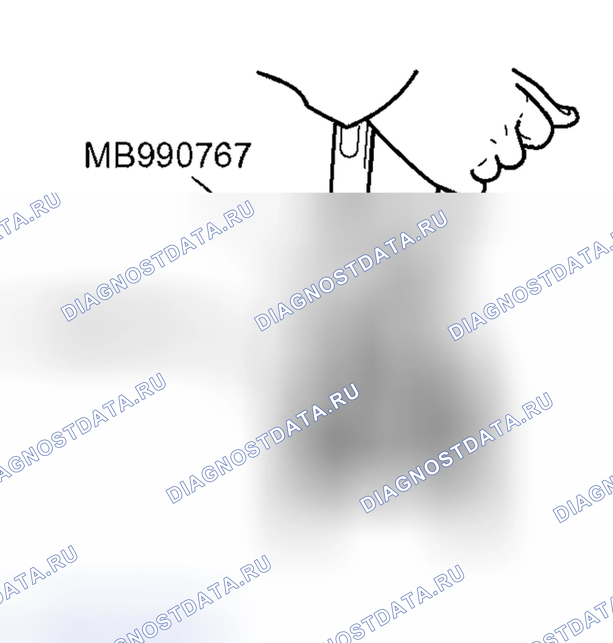 Рис. 377: > > C < < УСТАНОВКА ЗВЕЗДОЧКИ РАСПРЕДЕЛИТЕЛЬНОГО ВАЛА. Mitsubishi Lancer IX рестайлинг