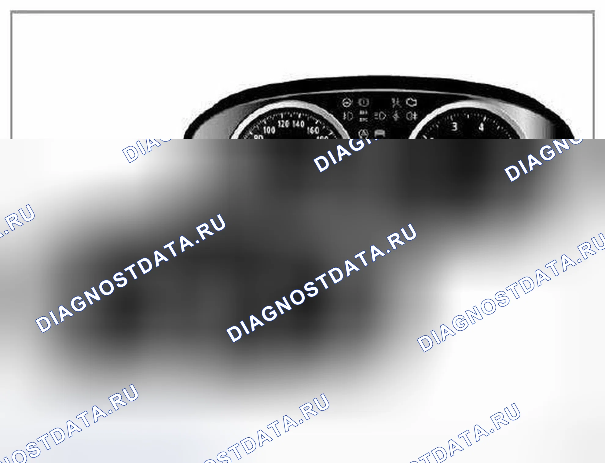 Рис. 110: Комбинация приборов E60, E61, E63, E64. BMW M6 E63/E64
