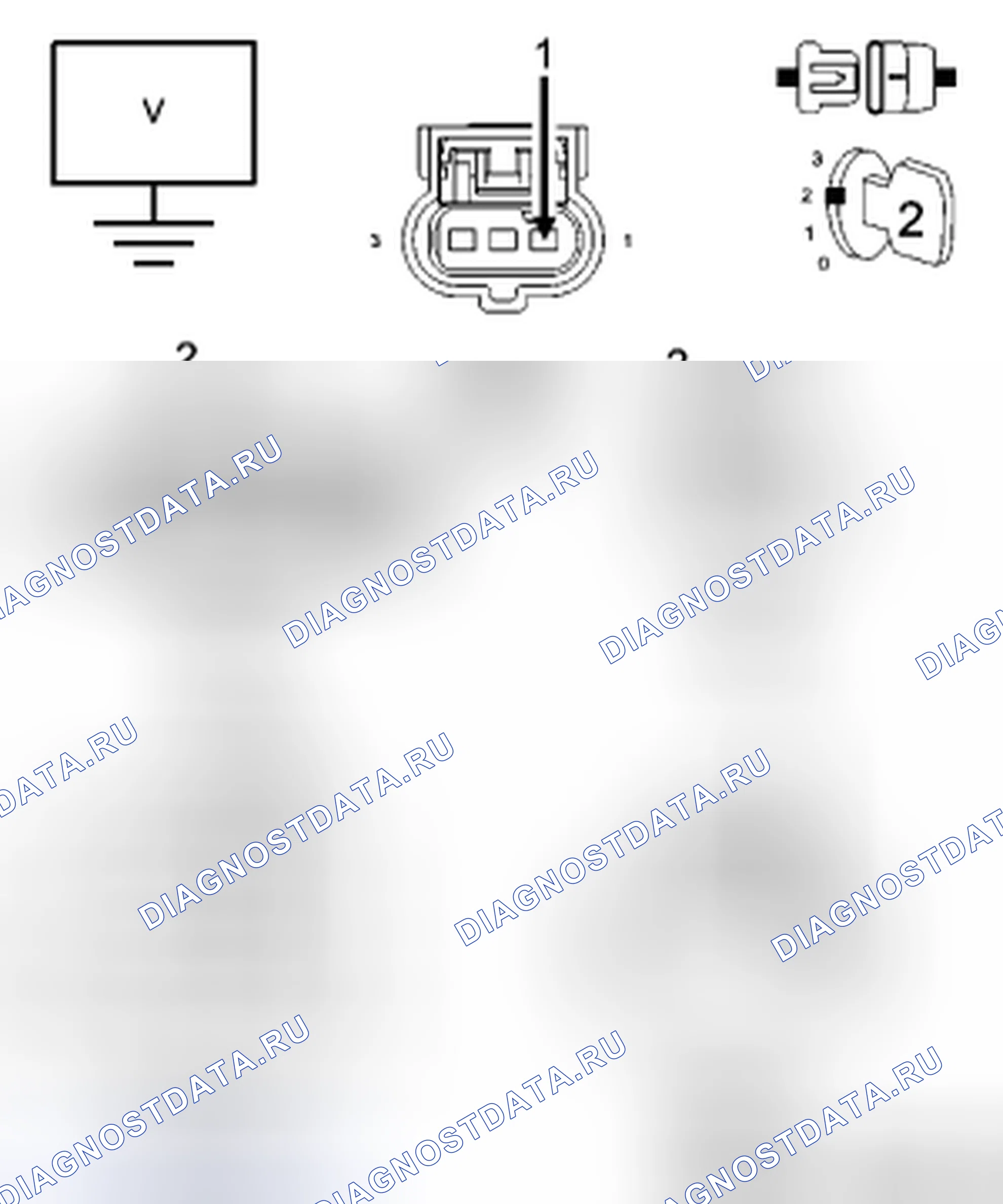 Рис. 391: Диагностический тест. Chrysler Town & Country V